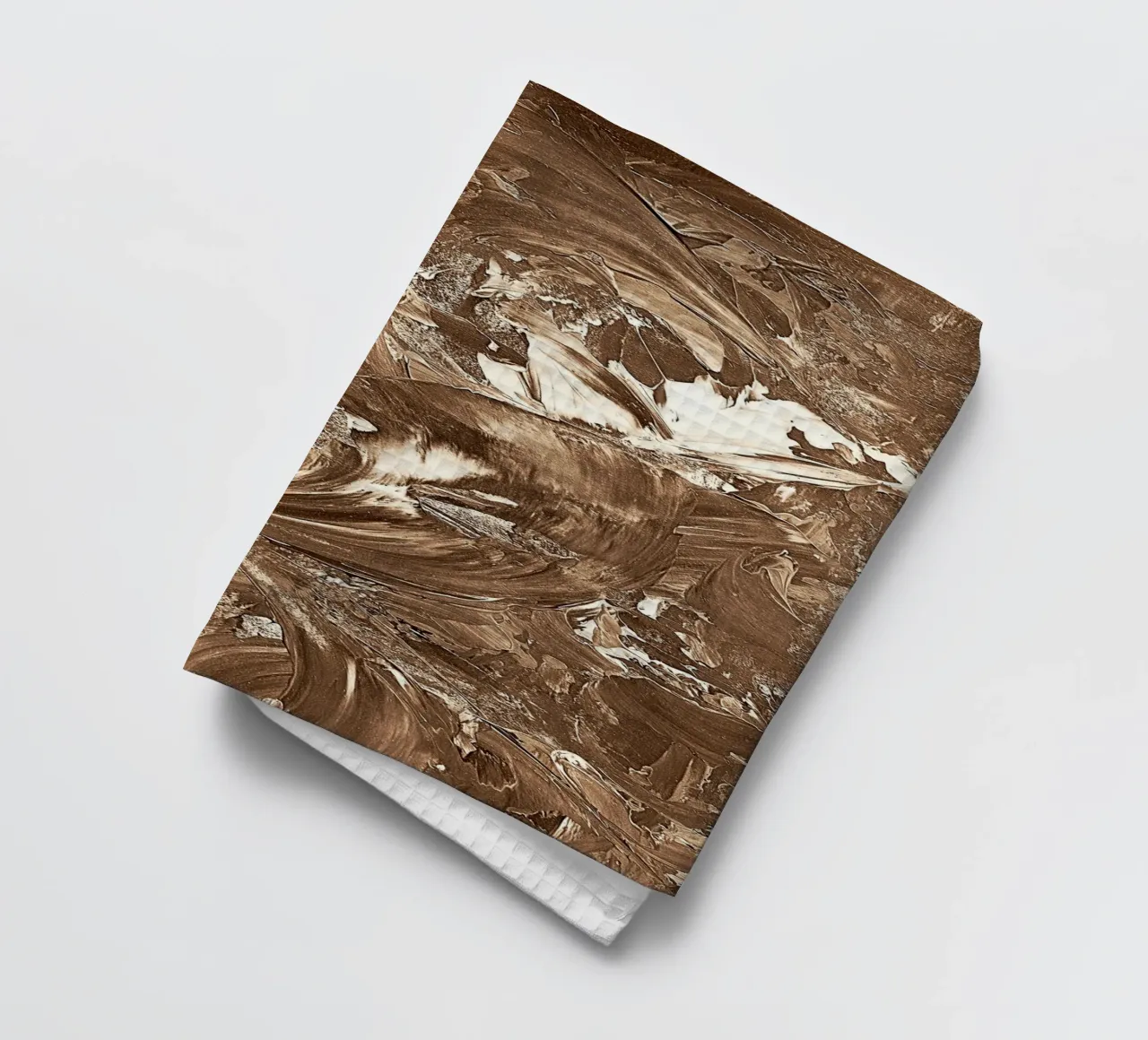 SEPIA 28 tea towel by Thierry Vobmann Abstract painting