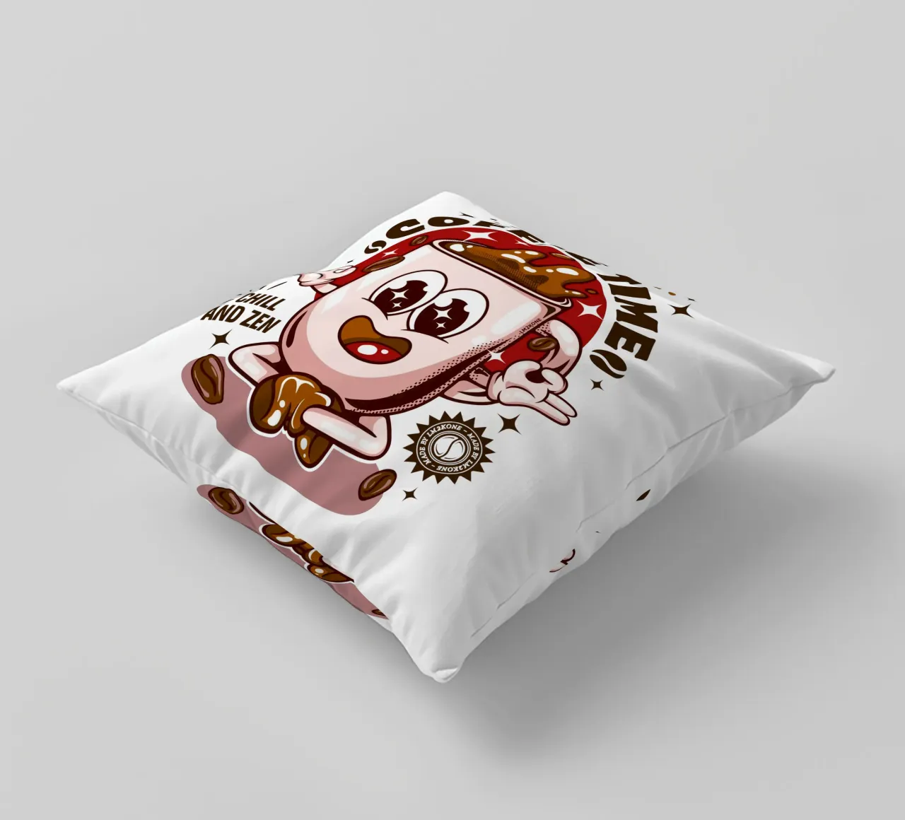 Tempo di caffè divertente cuscino da LM2KONE