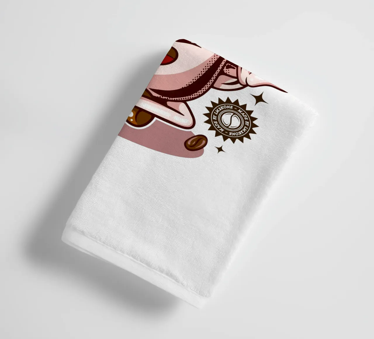 Lustige Kaffeezeit Handtuch von LM2KONE
