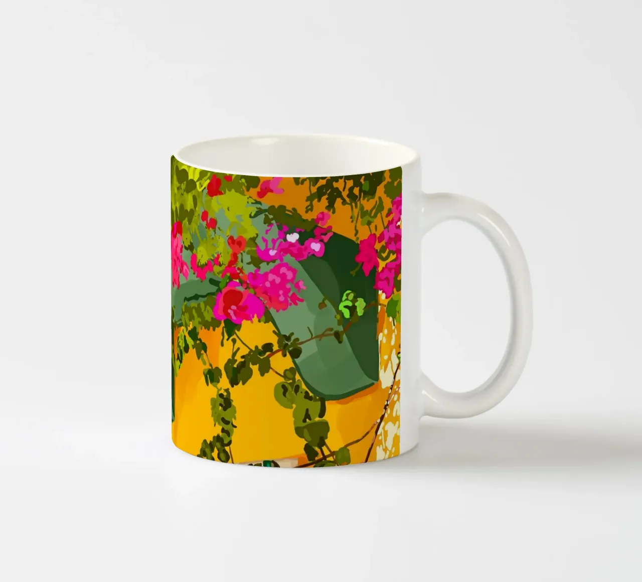 Vivre dans une architecture ensoleillée Bâtiments d'été mug en céramique de 83oranges