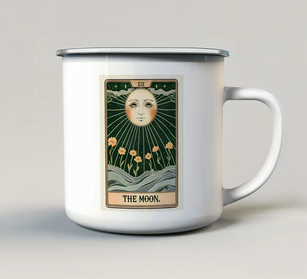 La Luna Vintage tazza in smalto da RETRO VINTAGE EDITION