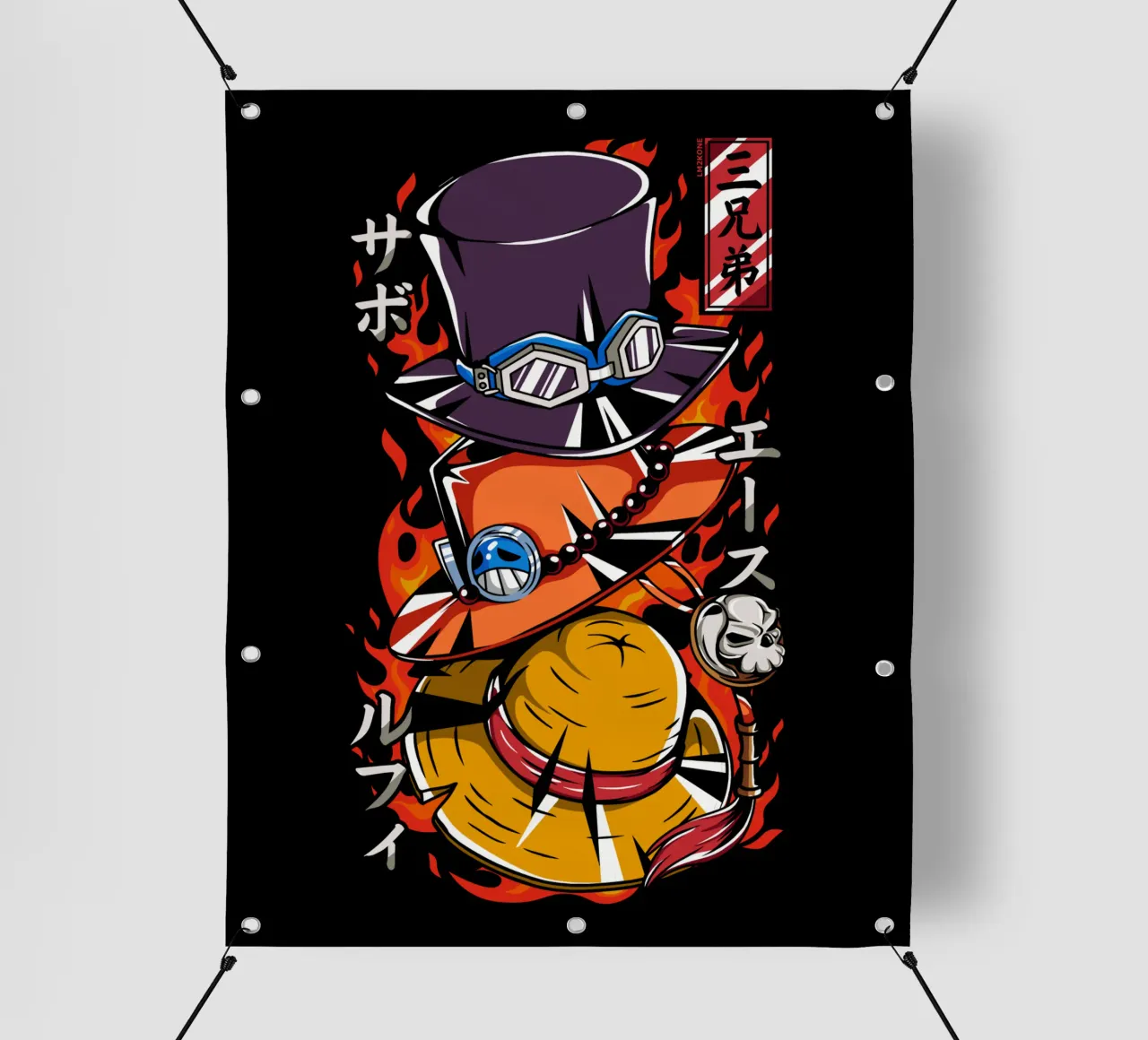 Cappelli dei tre fratelli telo in pvc da LM2KONE