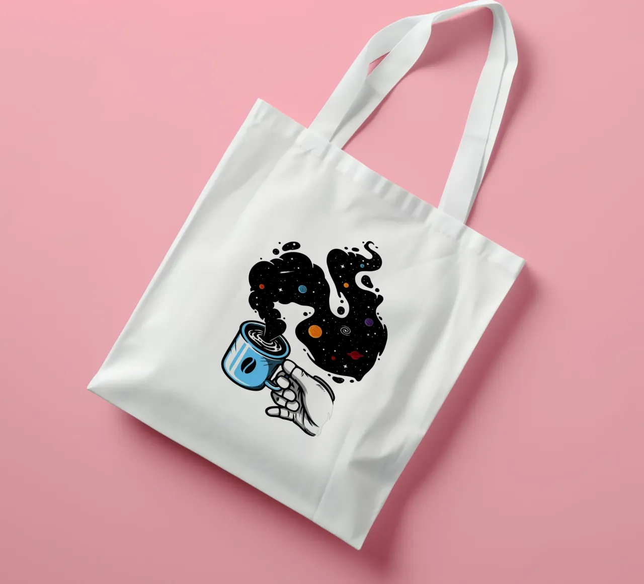 Space Coffee tote bag by LM2KONE