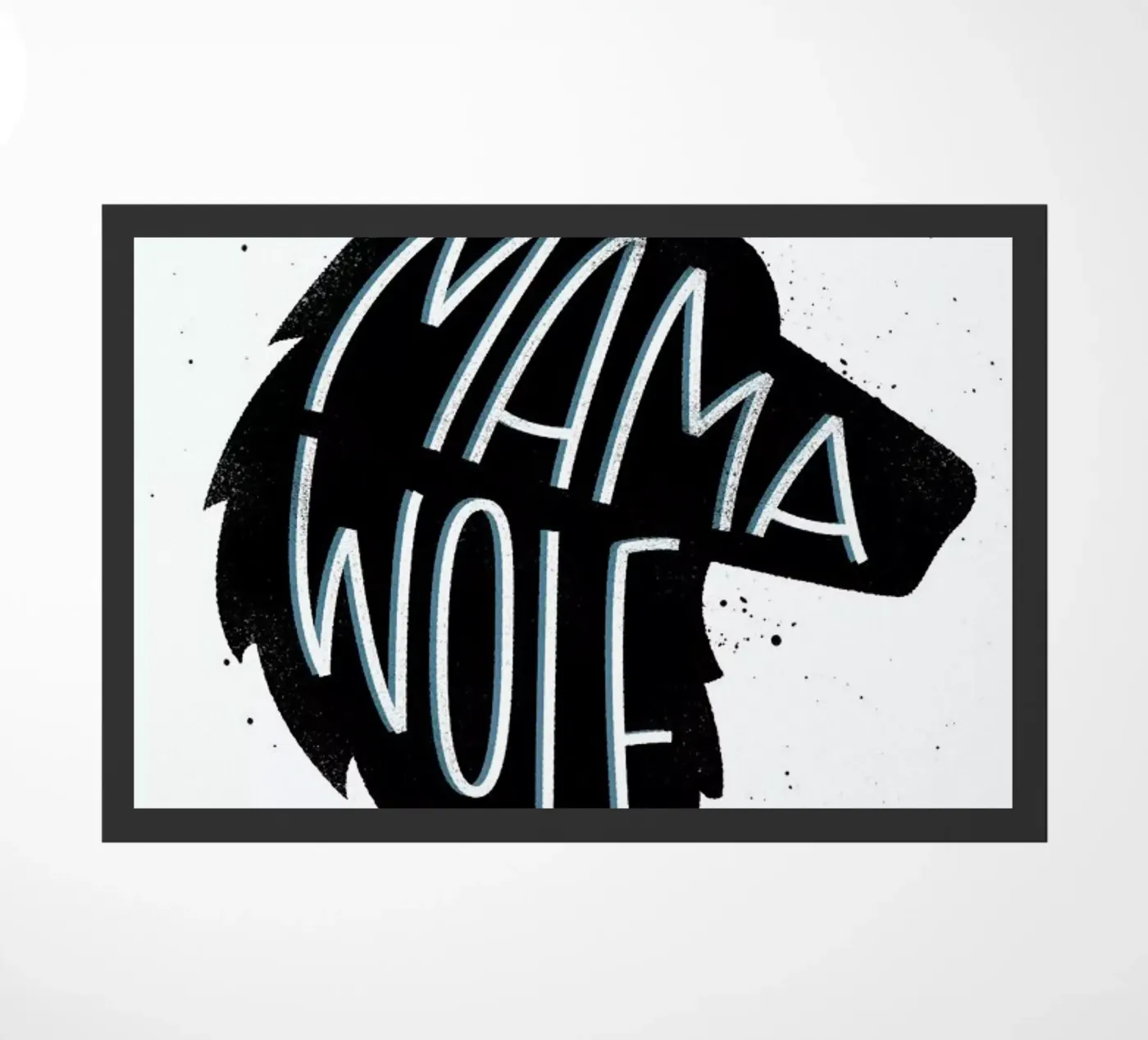 Mama Wolf doormat by Summerchamps