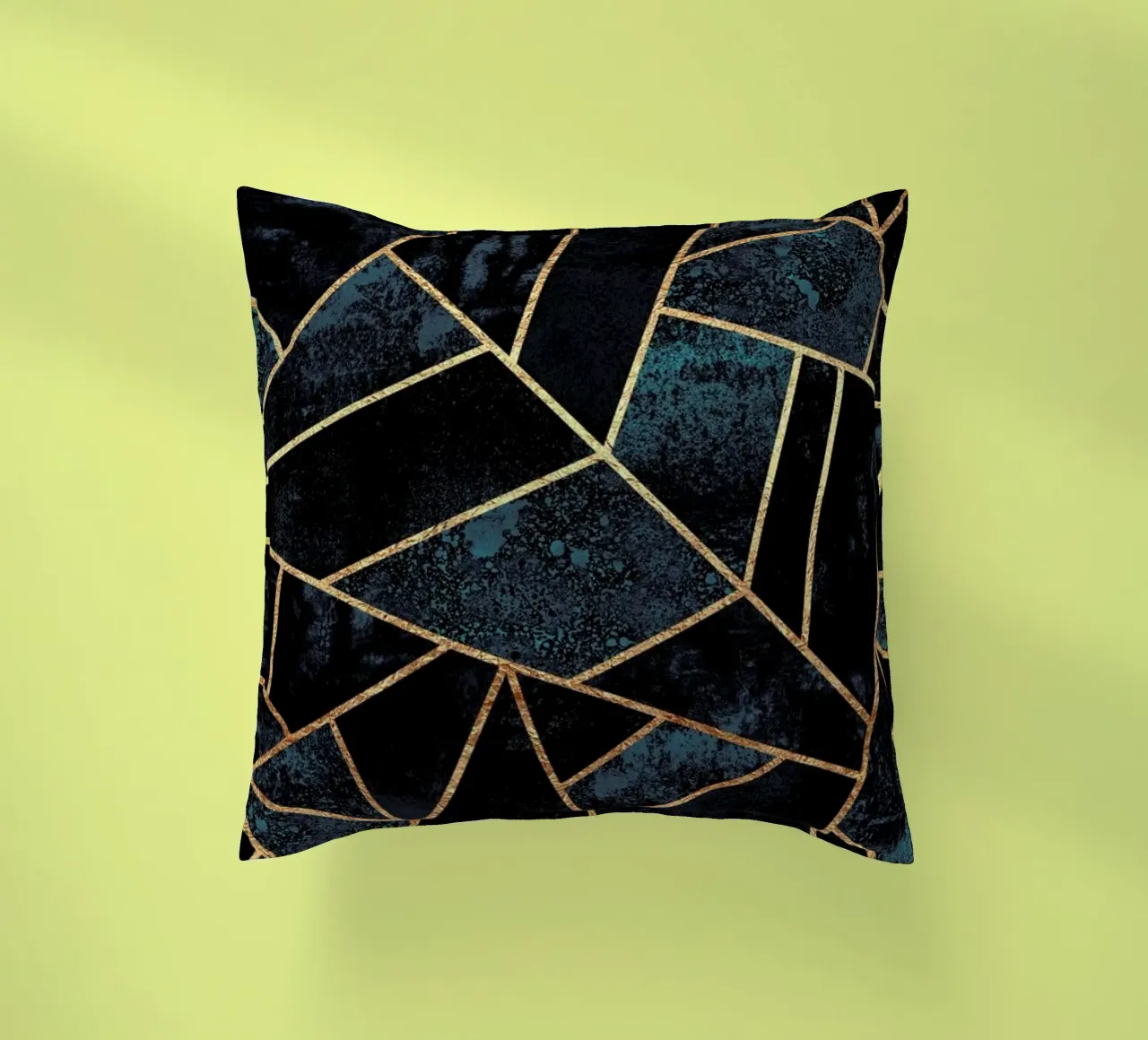 Deep Teal Stone cuscino da Elisabeth Fredriksson