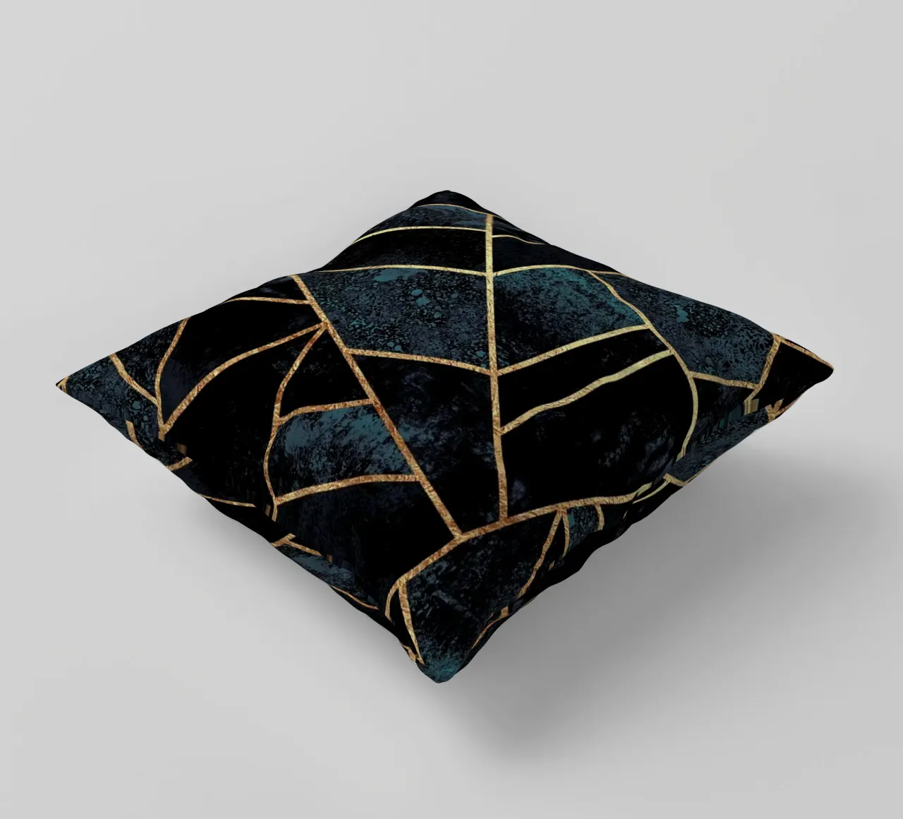 Deep Teal Stone cuscino da Elisabeth Fredriksson