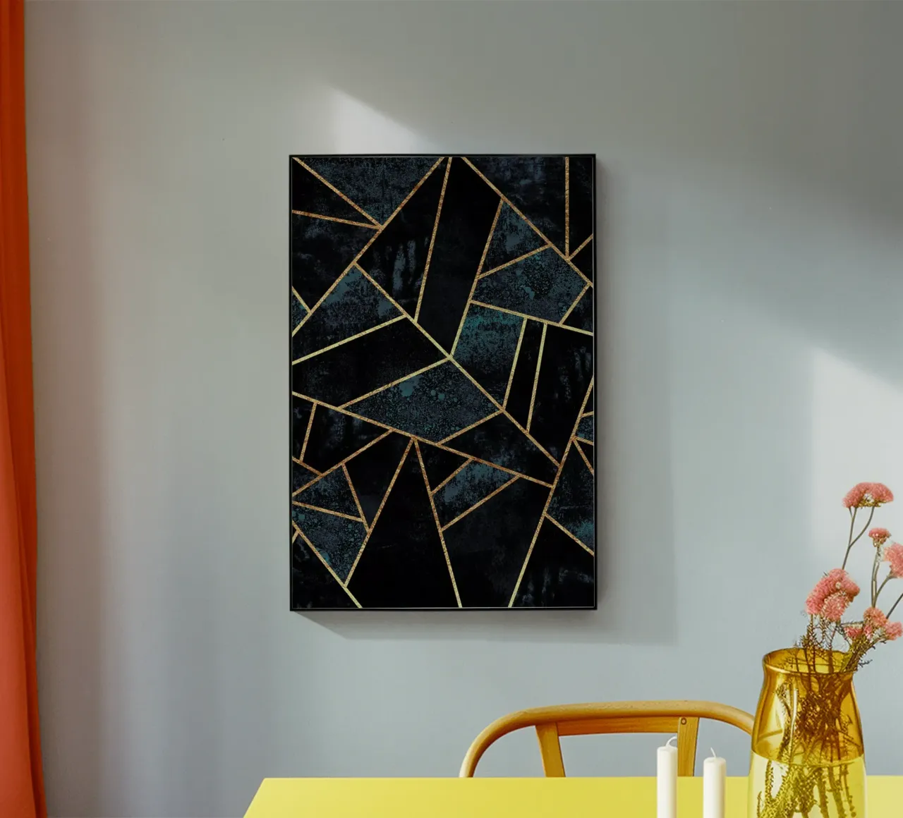 Deep Teal Stone plexiglass da Elisabeth Fredriksson