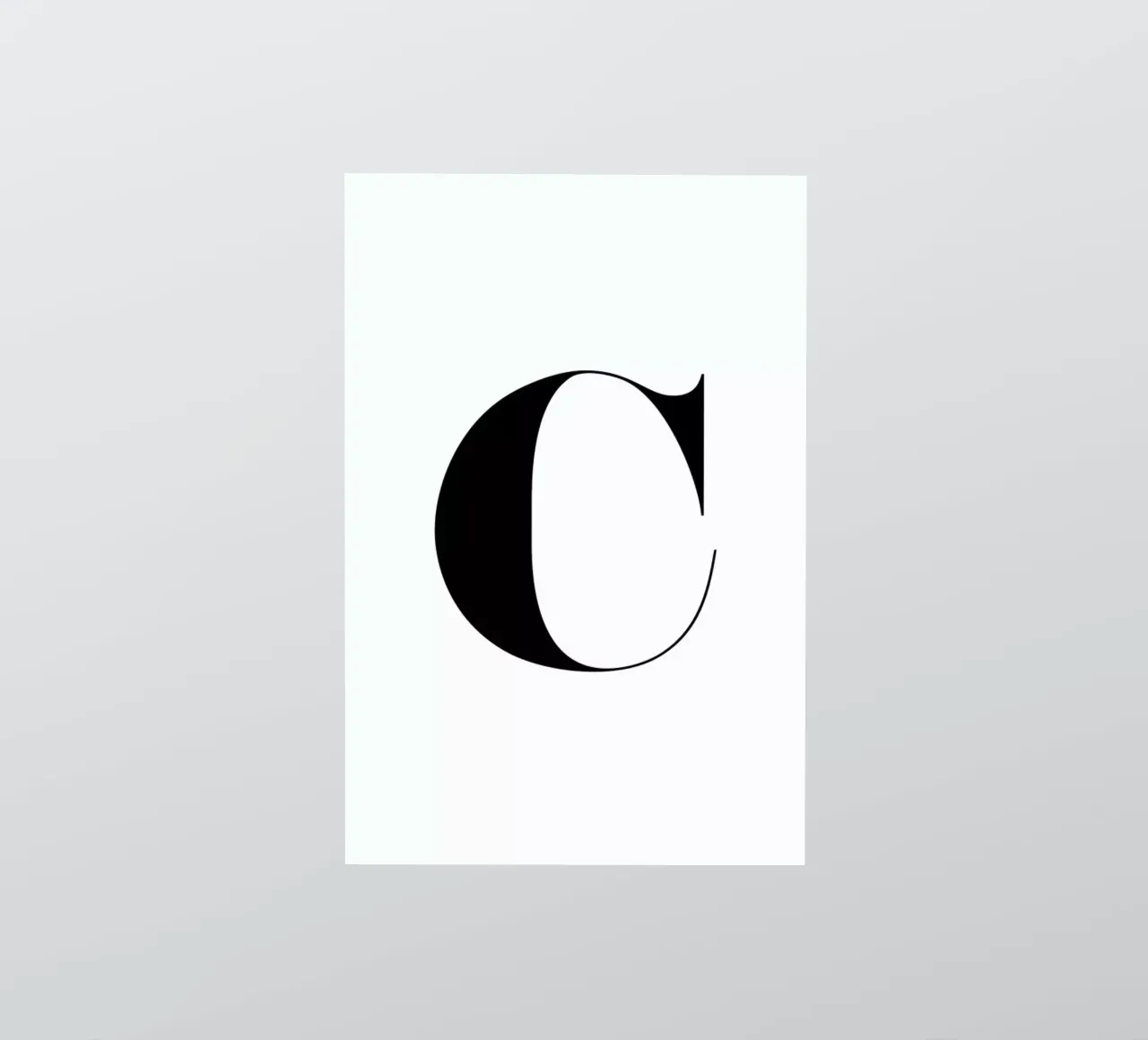 C sticker van Mottos by Sinan Saydik