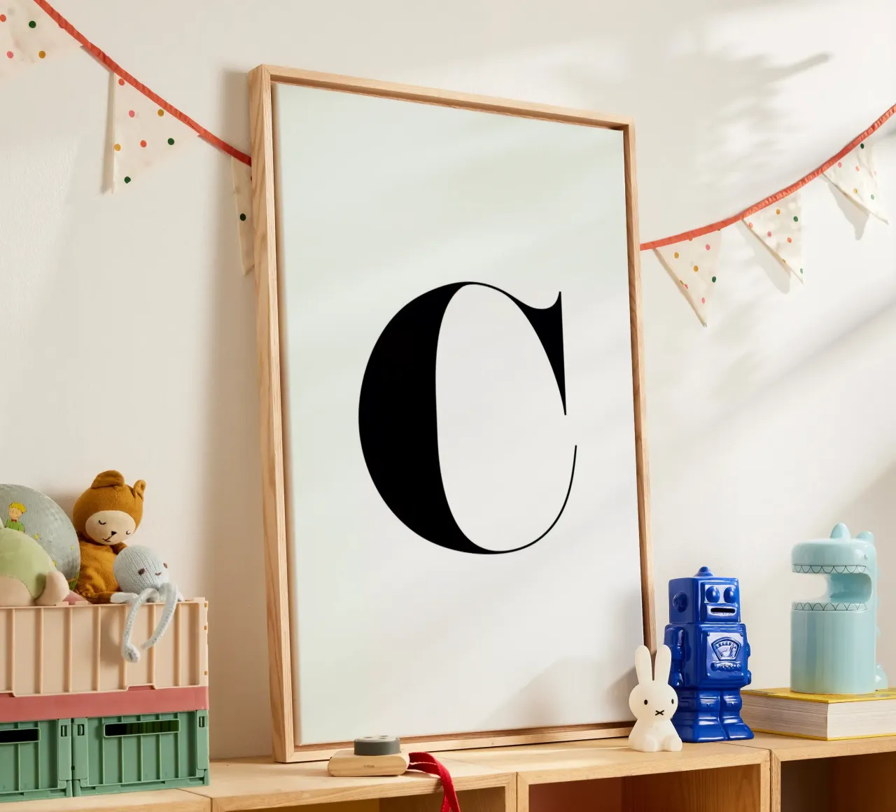 C tela con Cornice a cassetta da Mottos by Sinan Saydik