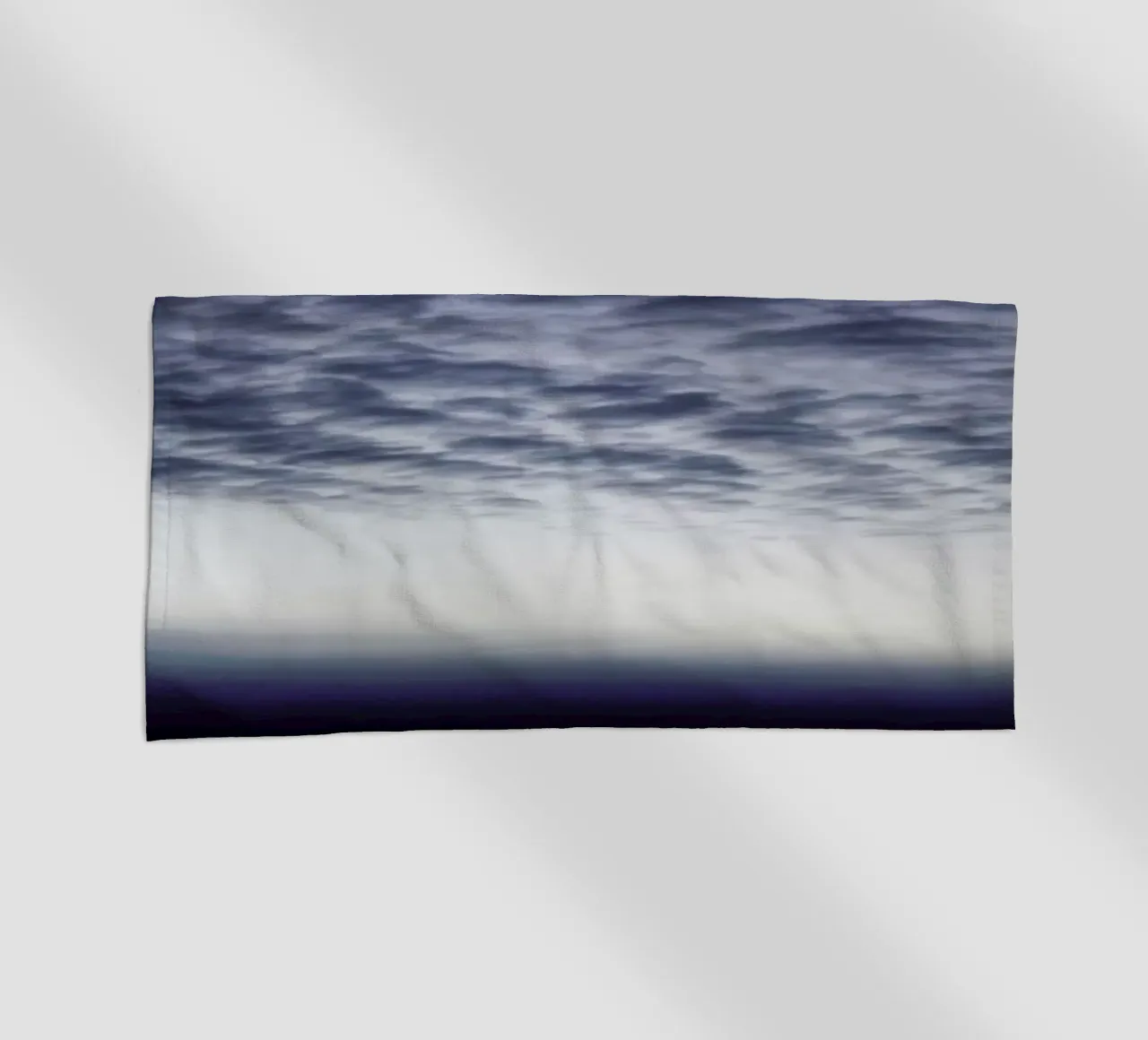 Drama Above the Fjord beach towel by Nur Mut