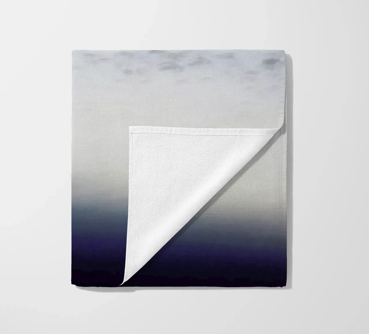 Drama Above the Fjord beach towel by Nur Mut