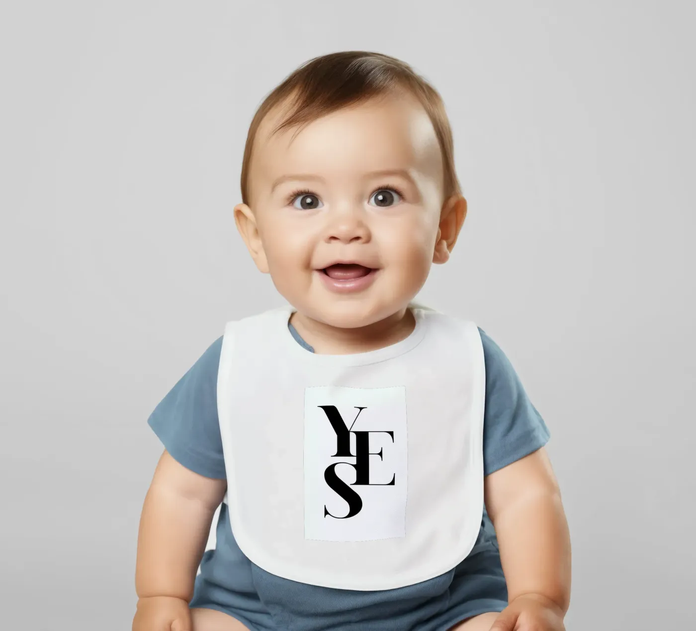 Yes 2 baby bib by Froilein Juno