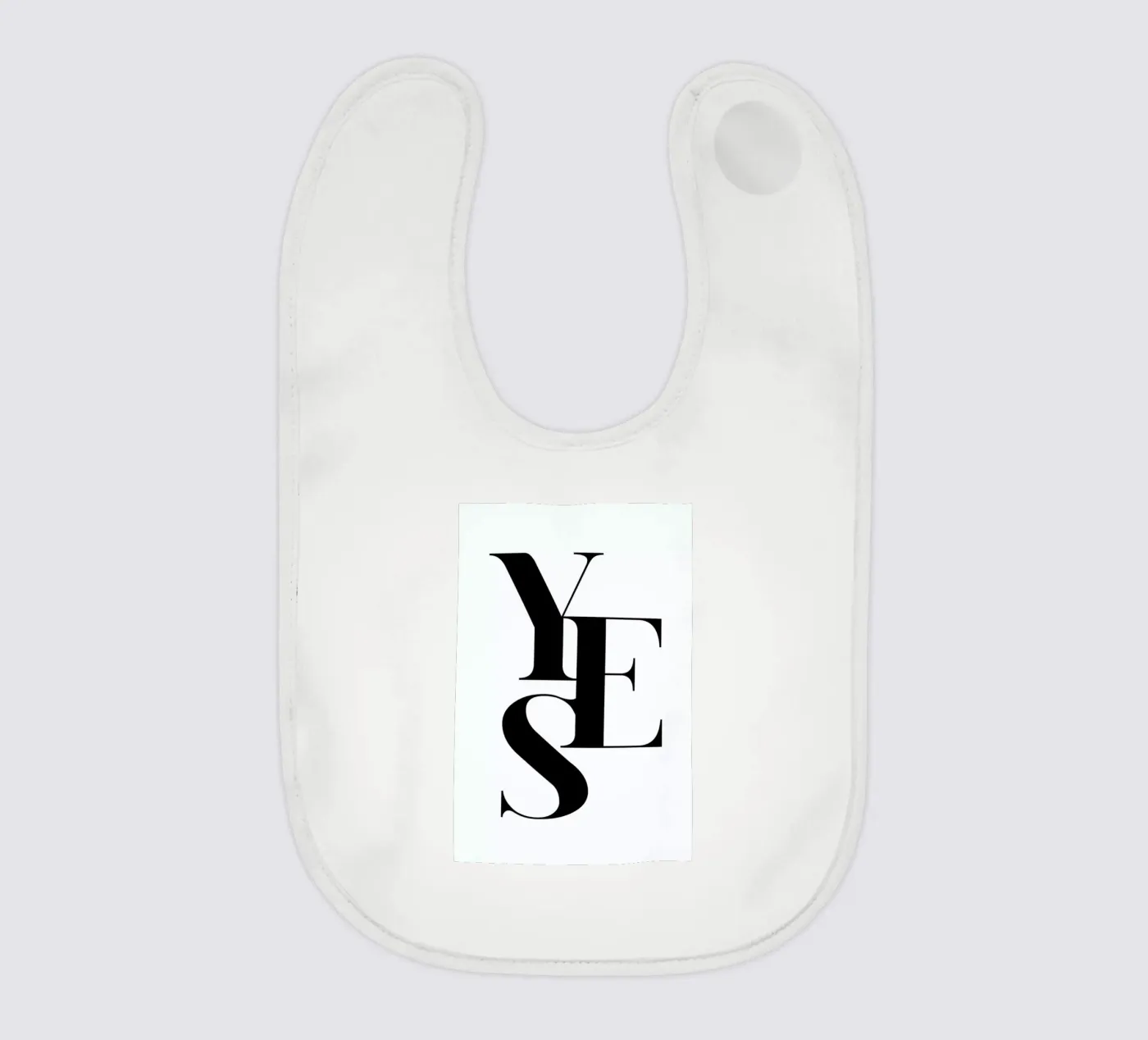 Yes 2 baby bib by Froilein Juno