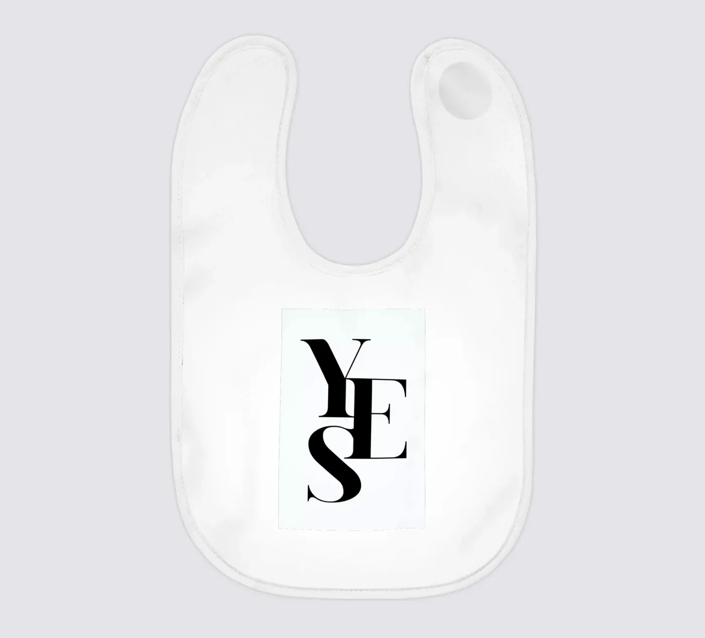 Yes 2 baby bib by Froilein Juno