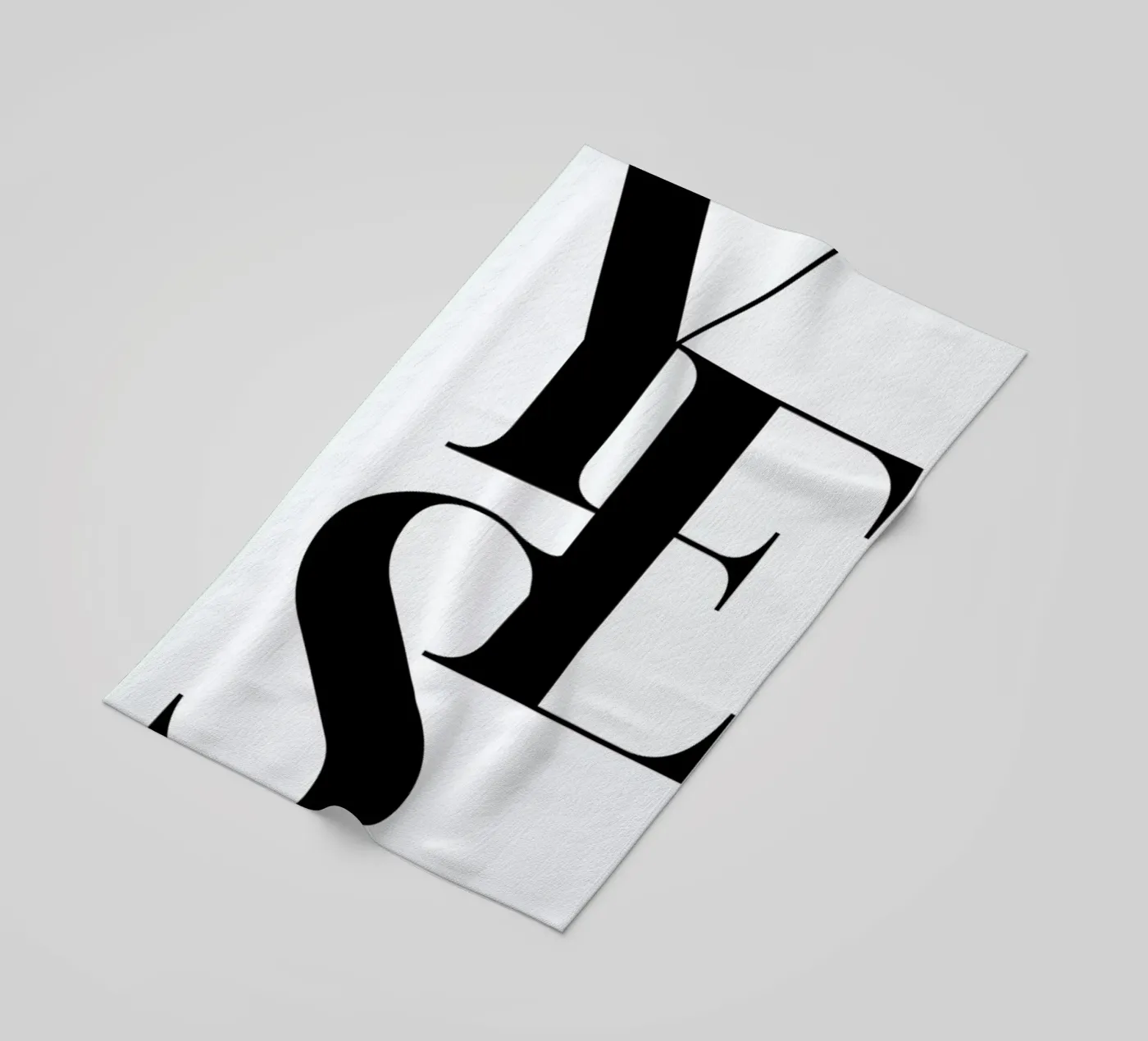 Yes 2 beach towel by Froilein Juno