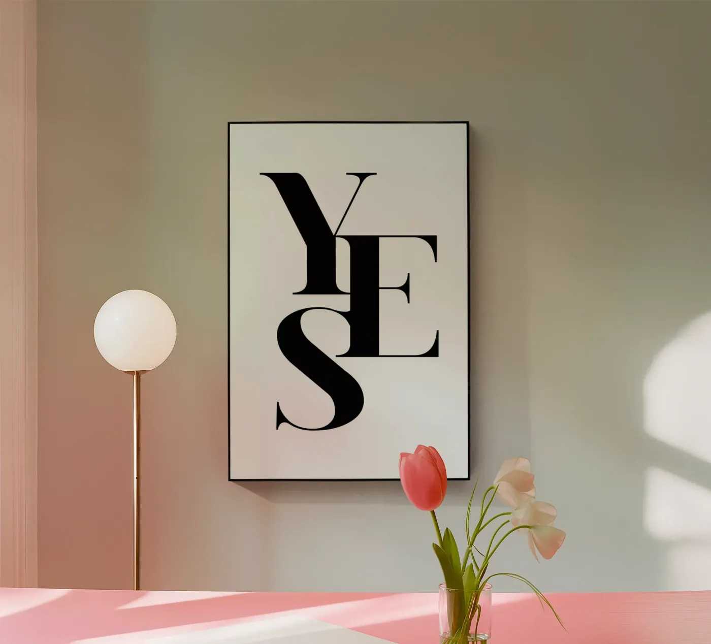 Yes 2 acryl van Froilein Juno