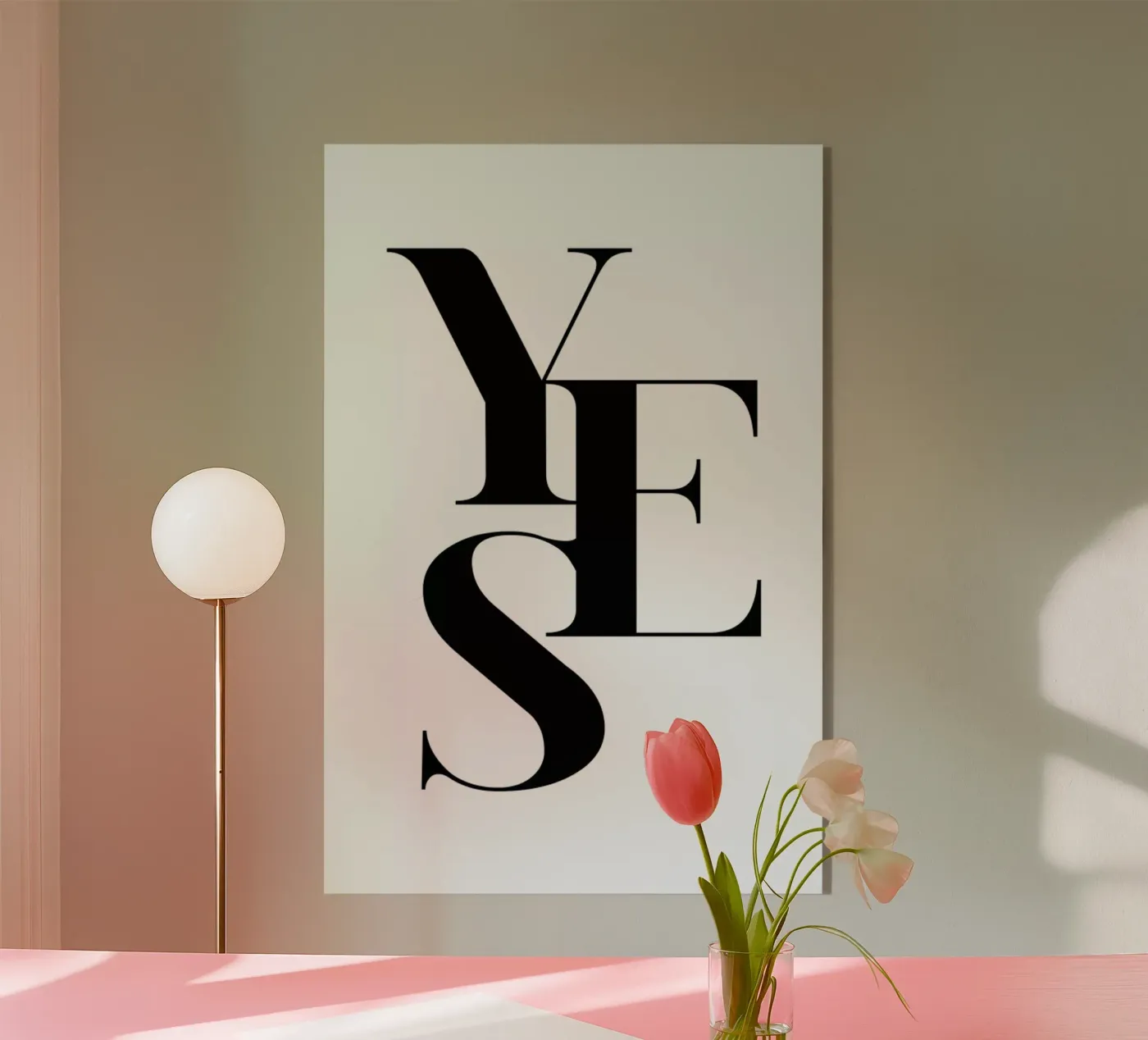 Yes 2 acryl van Froilein Juno