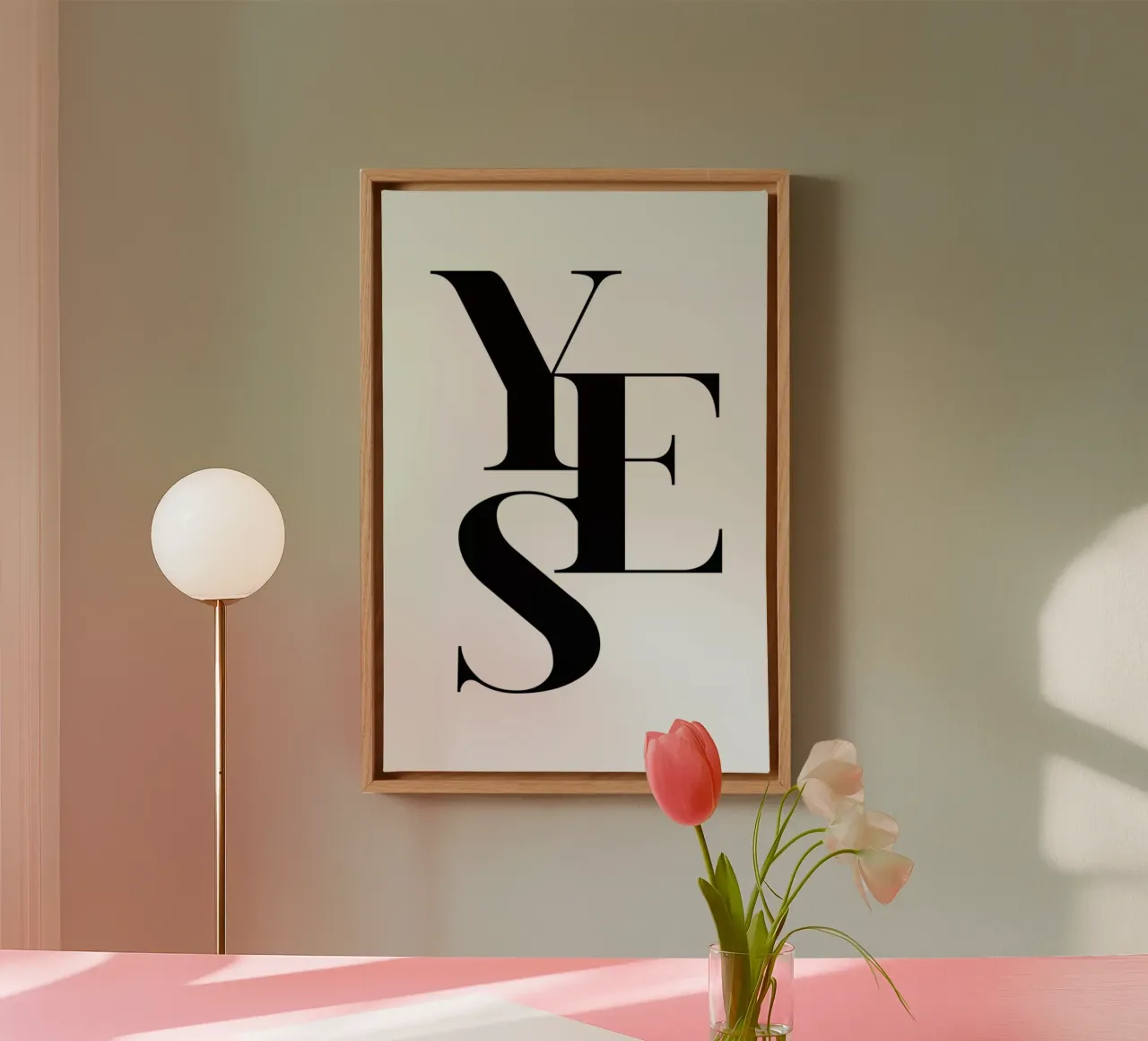 Yes 2 canvas van Froilein Juno