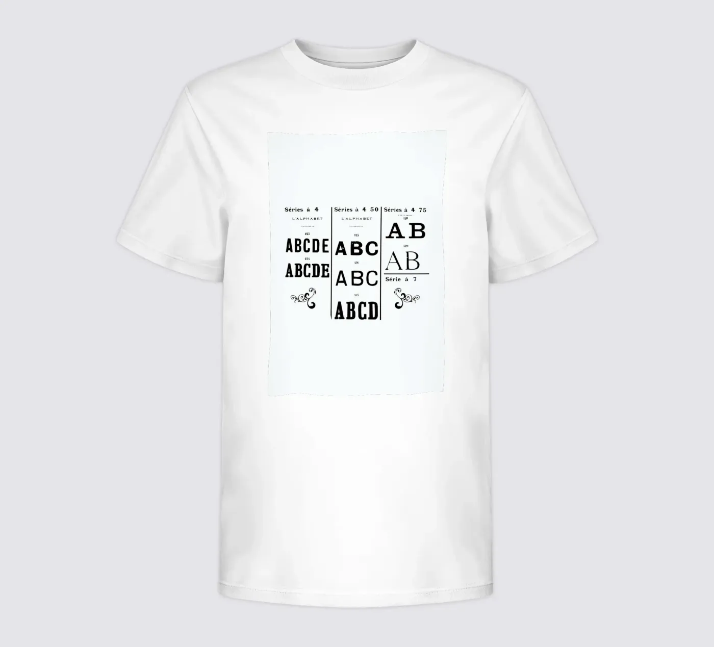 ABCD kinder t-shirt van Mr Cup