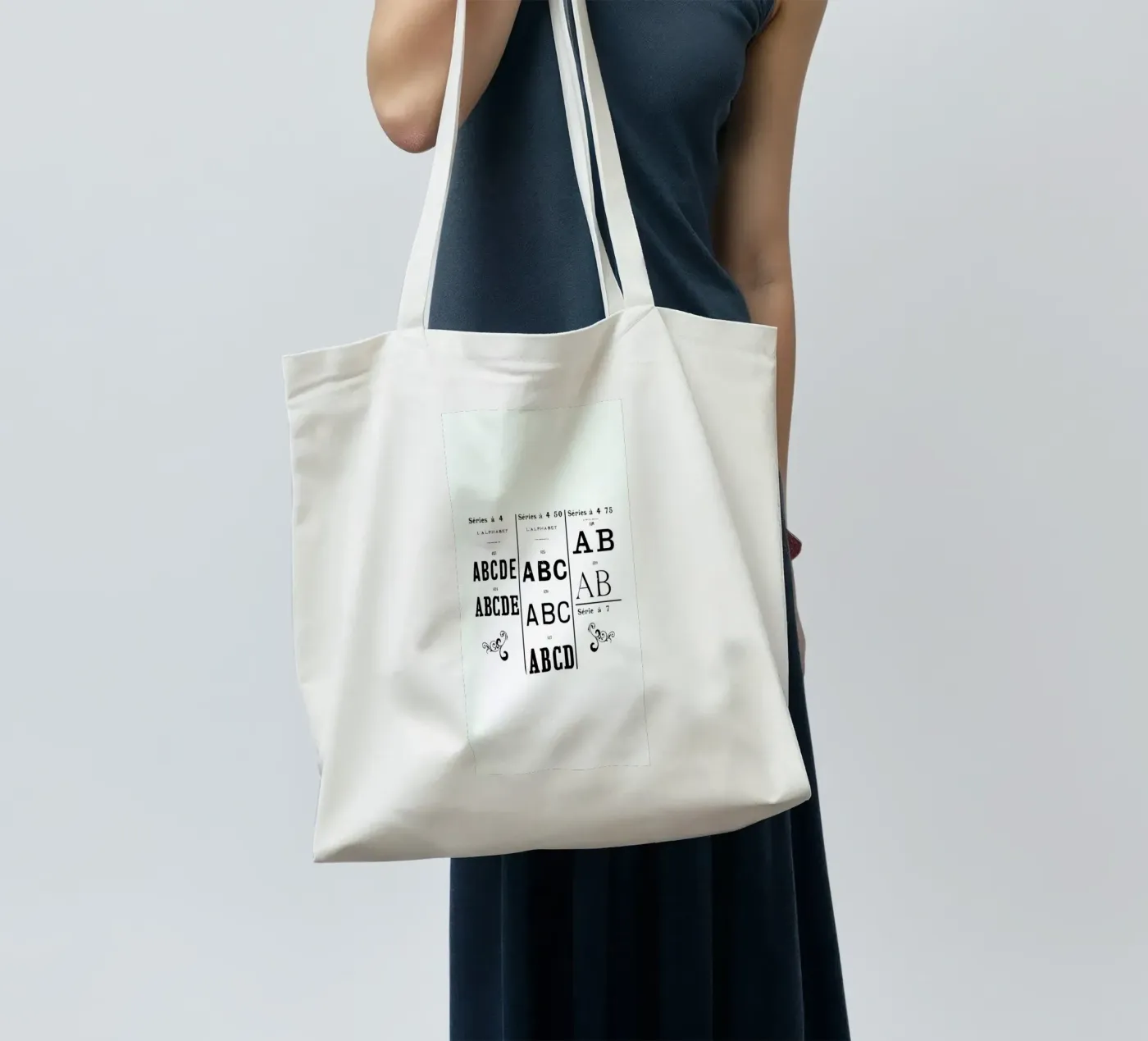 ABCD tote bag by Mr Cup