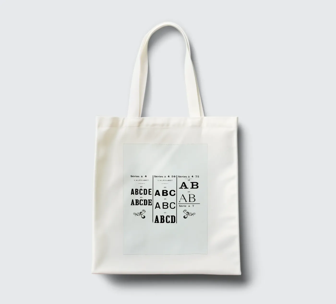 ABCD tote bag by Mr Cup