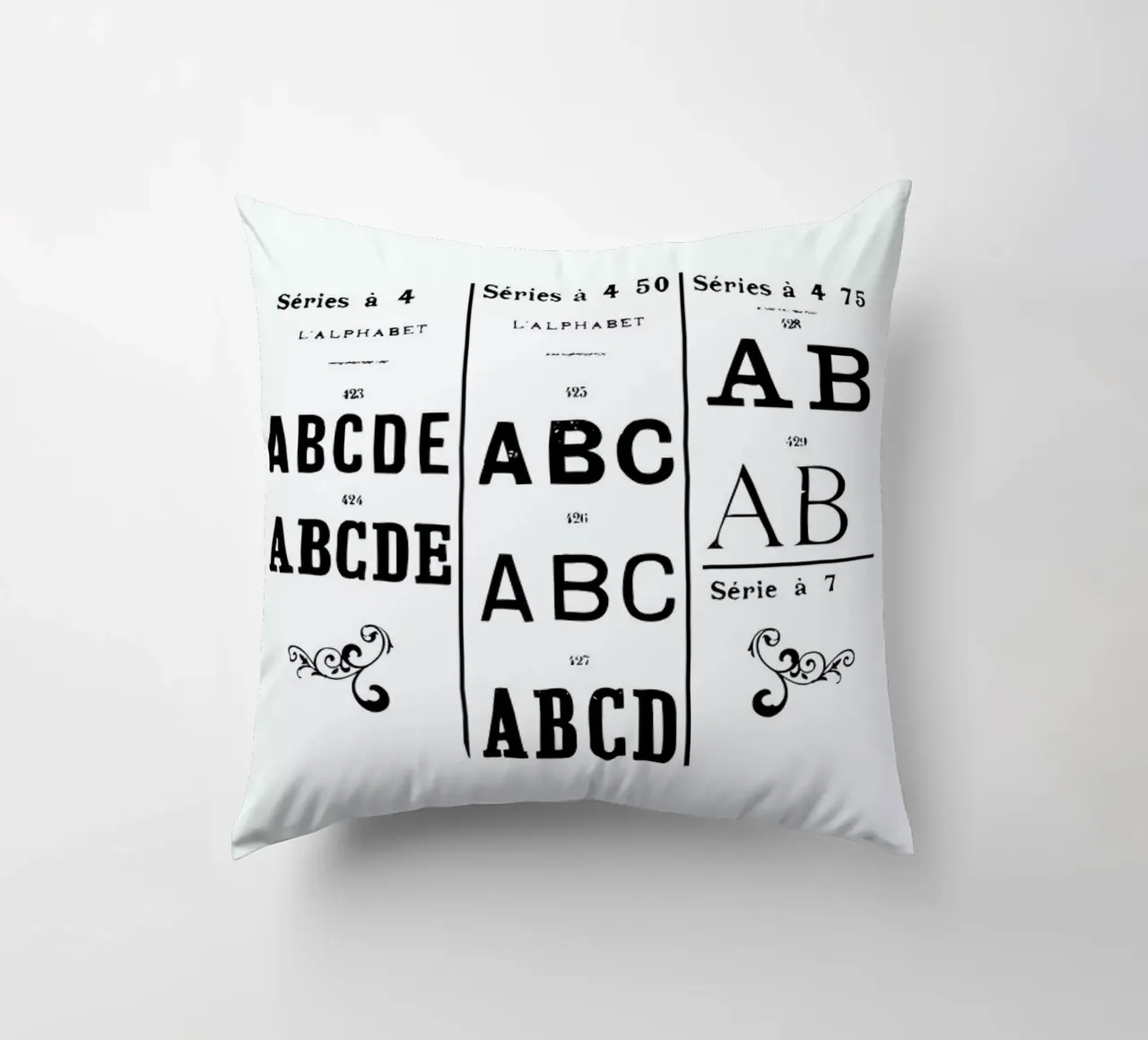 ABCD cuscino da Mr Cup