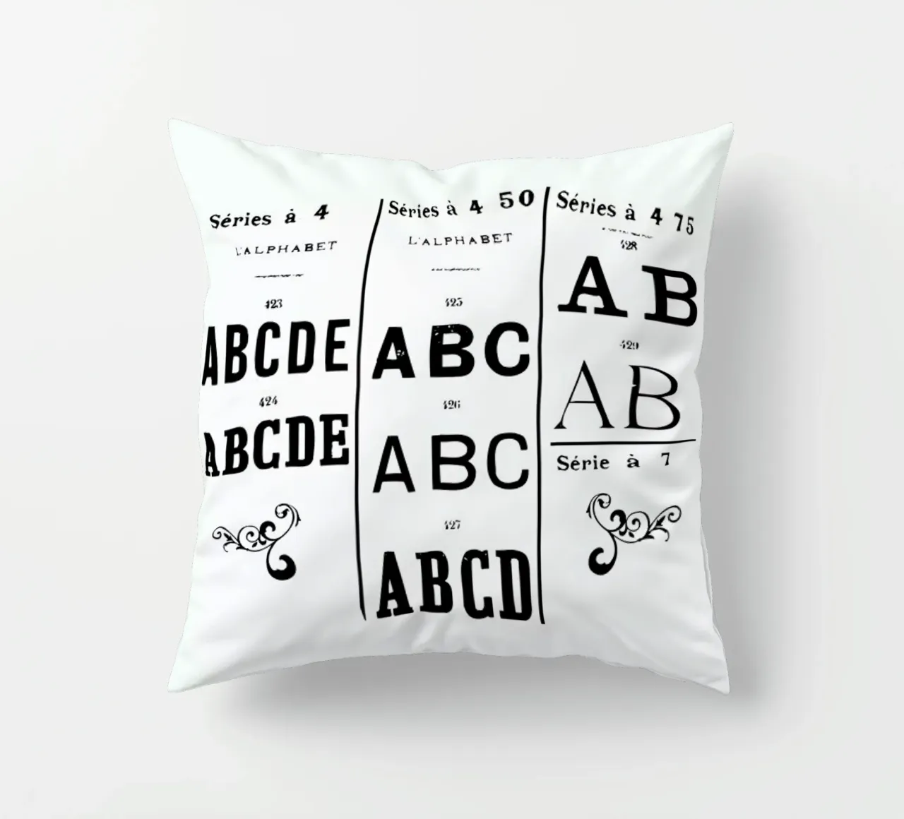 ABCD cuscino da Mr Cup