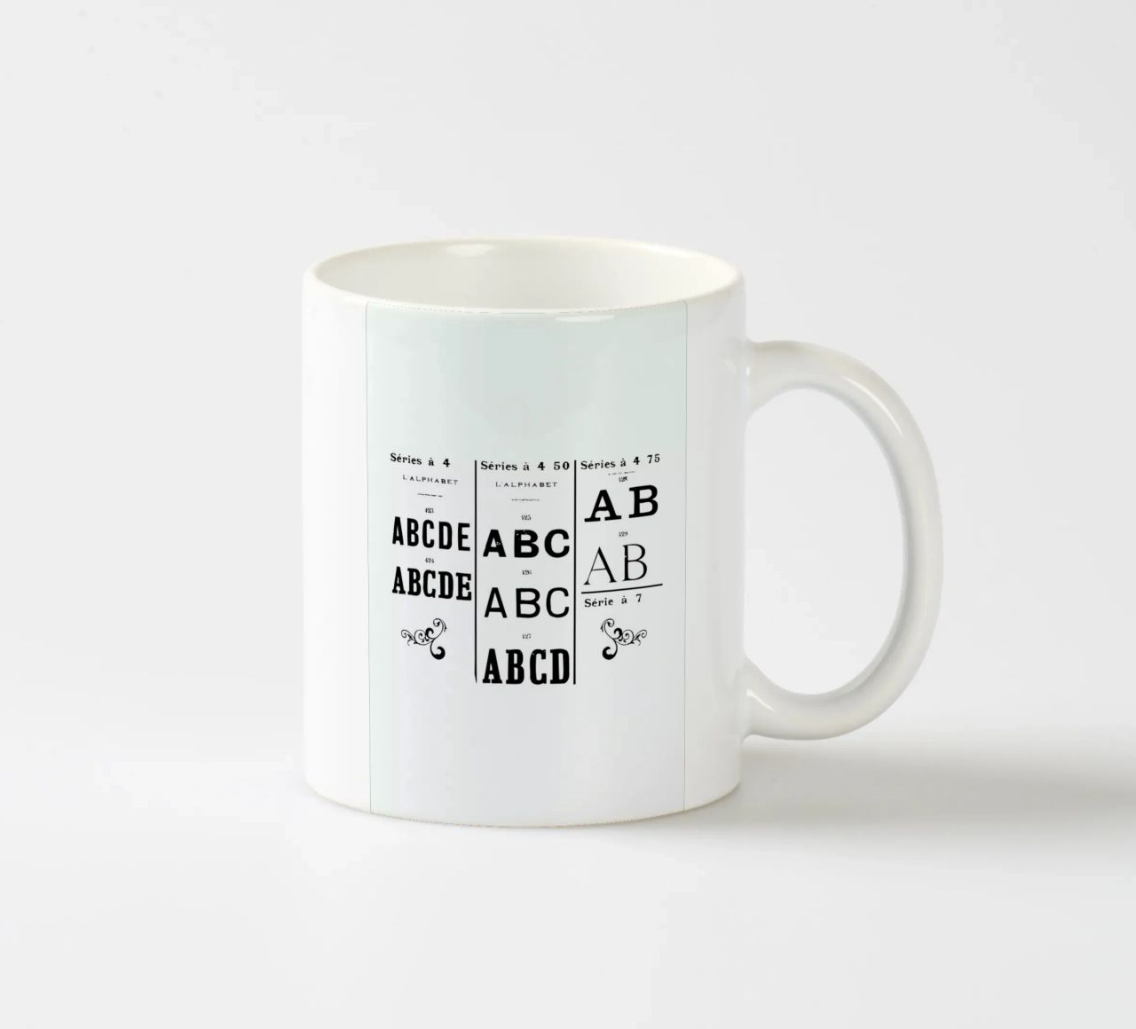ABCD tazza in ceramica da Mr Cup