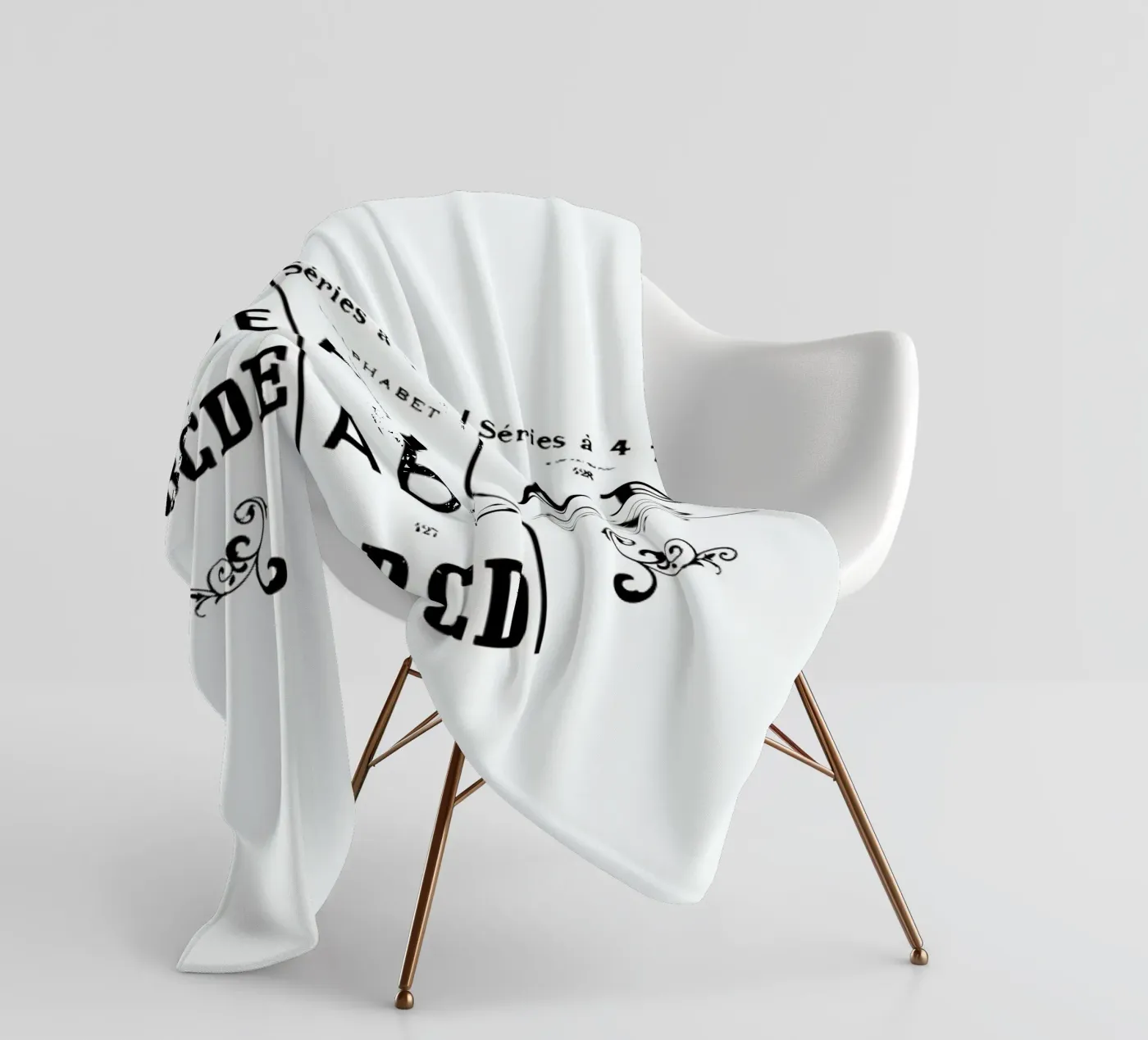 ABCD fleecedeken van Mr Cup