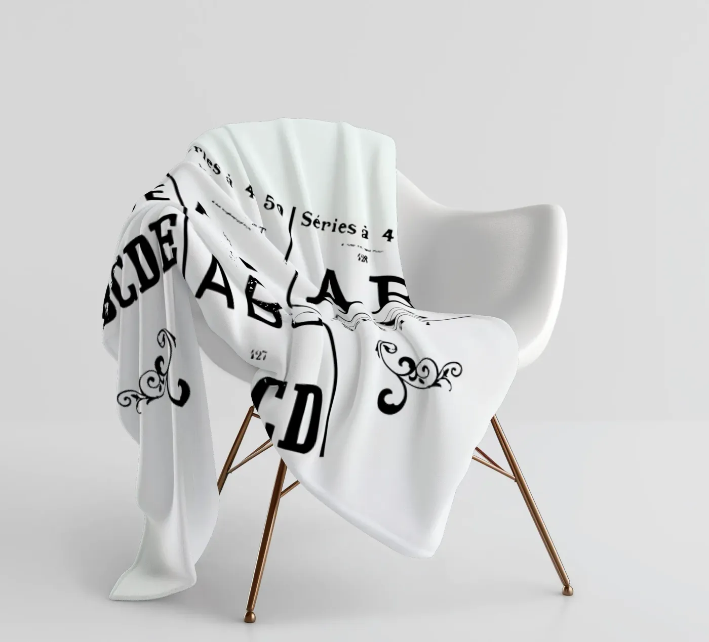 ABCD fleecedeken van Mr Cup