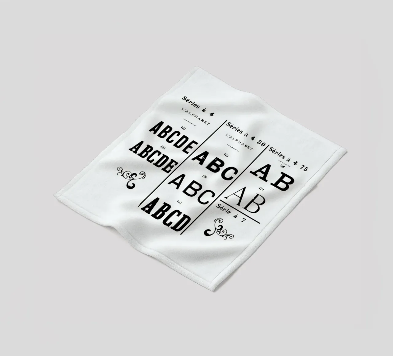 ABCD fleecedeken van Mr Cup