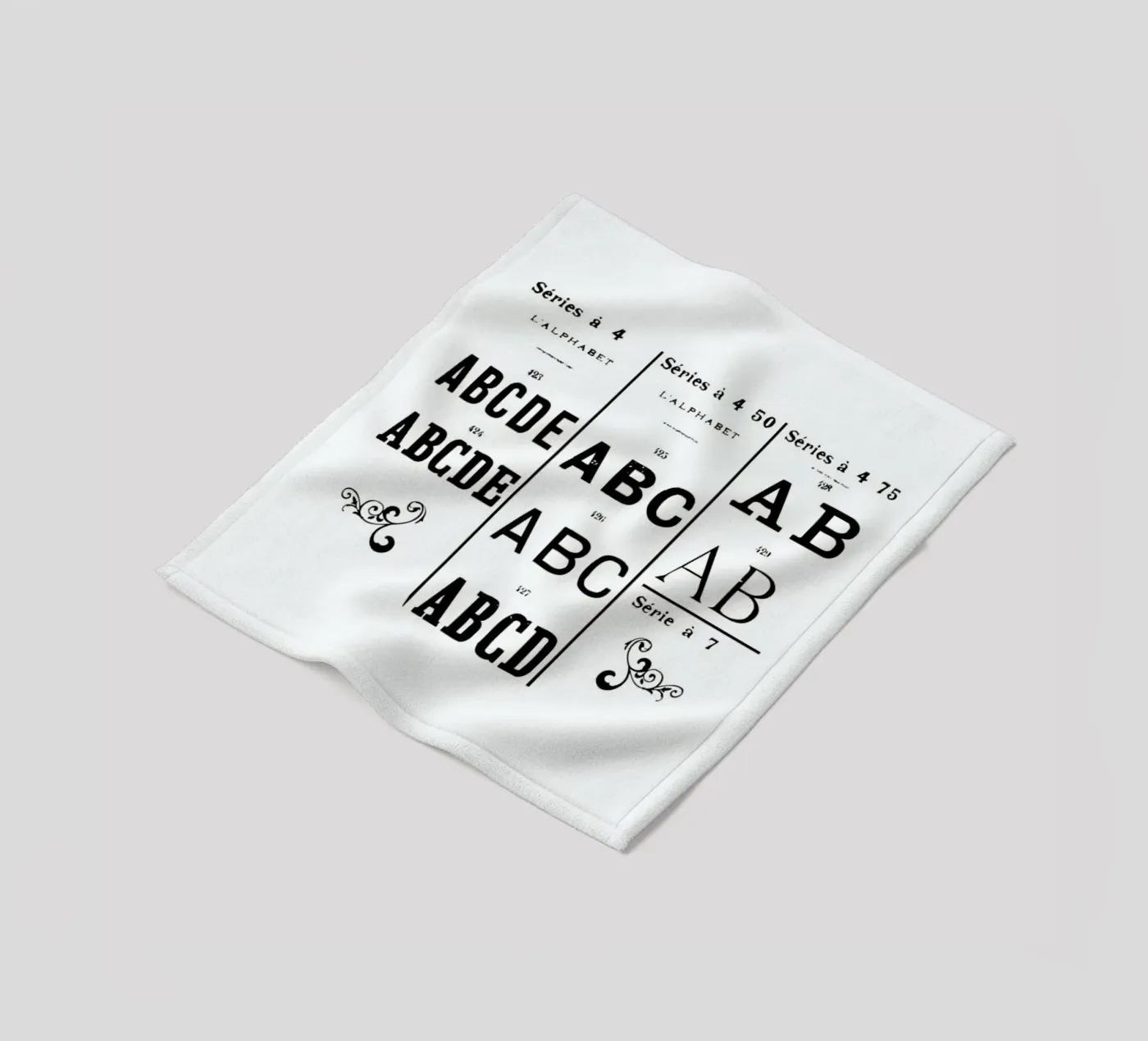 ABCD fleecedeken van Mr Cup