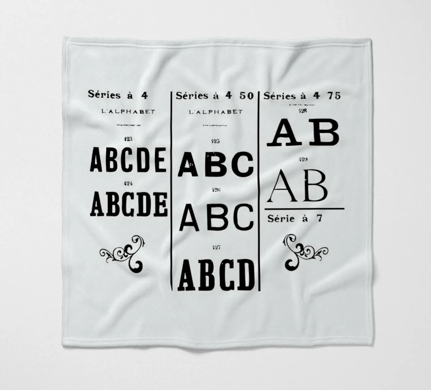 ABCD fleecedeken van Mr Cup