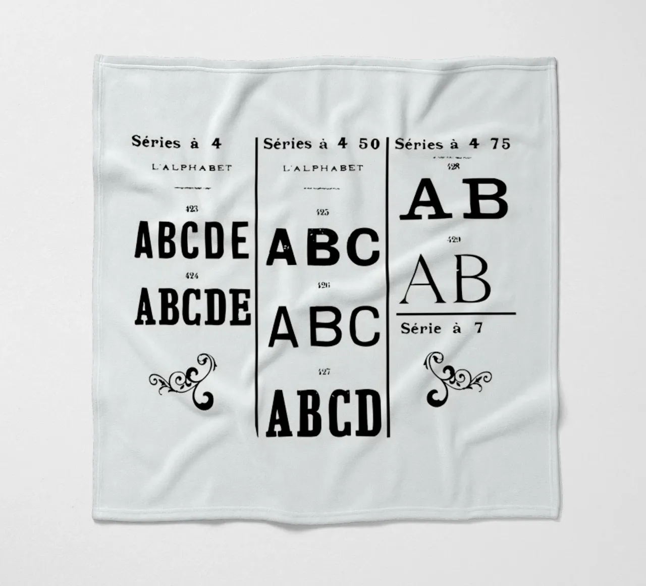 ABCD fleecedeken van Mr Cup