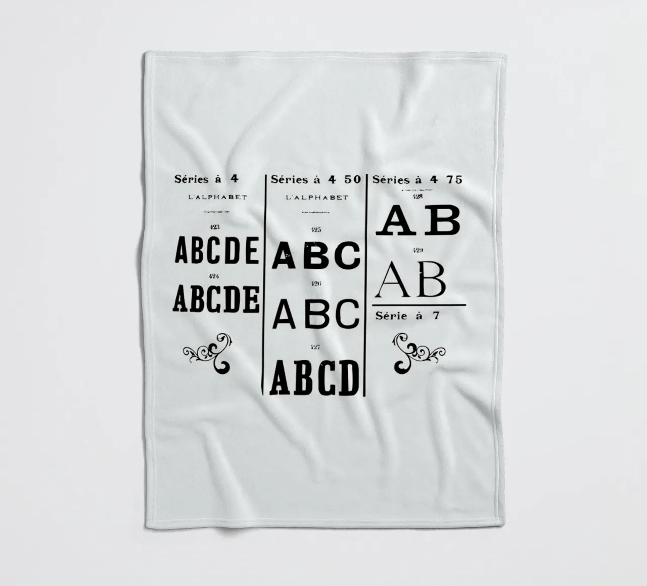 ABCD fleecedeken van Mr Cup