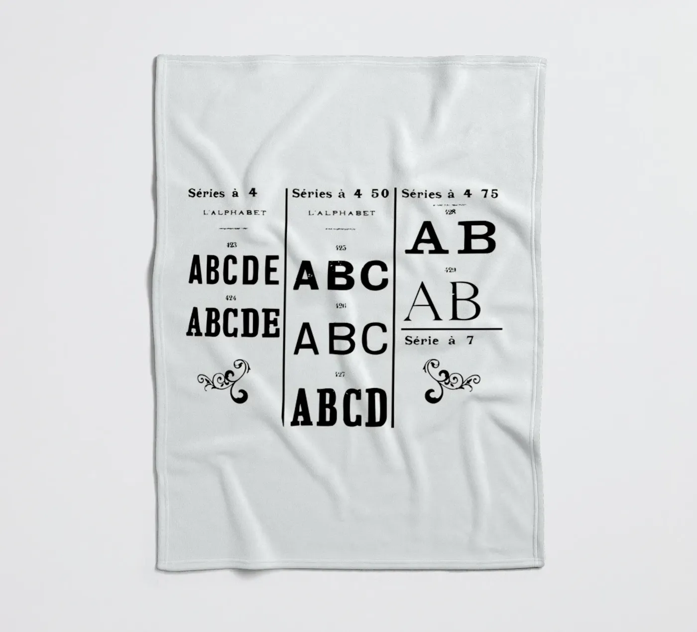 ABCD fleecedeken van Mr Cup