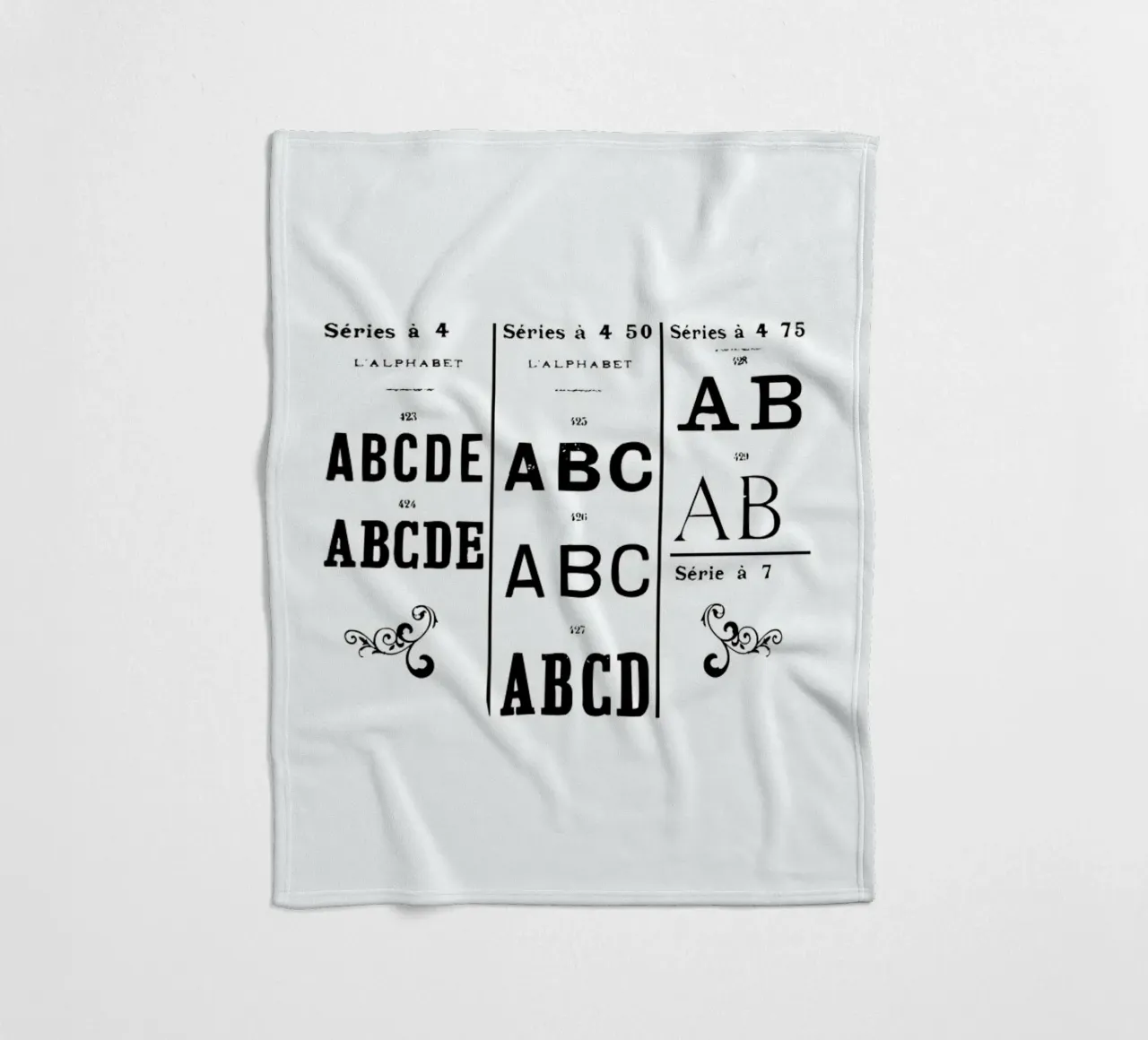 ABCD fleecedeken van Mr Cup