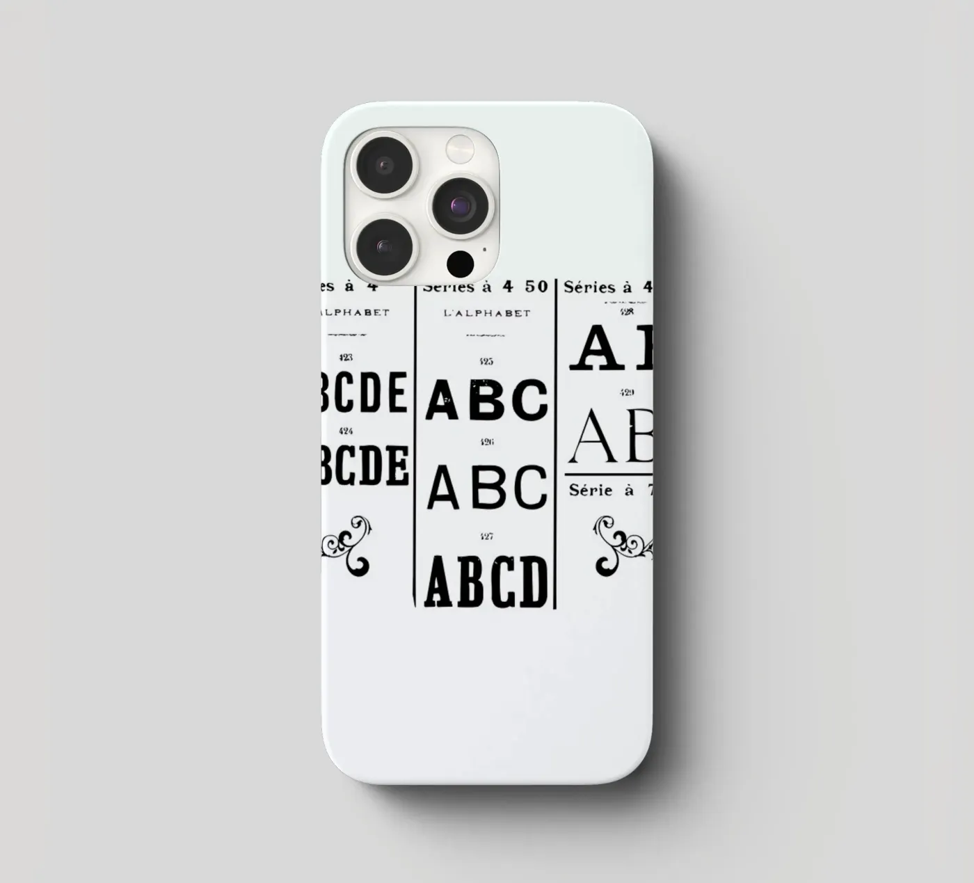 ABCD iphone case by Mr Cup