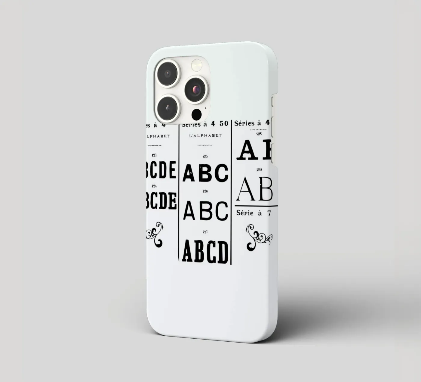 ABCD iphone case by Mr Cup