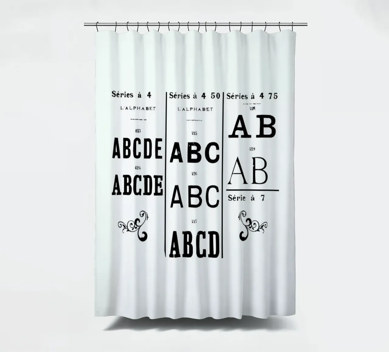 ABCD Duschvorhang von Mr Cup