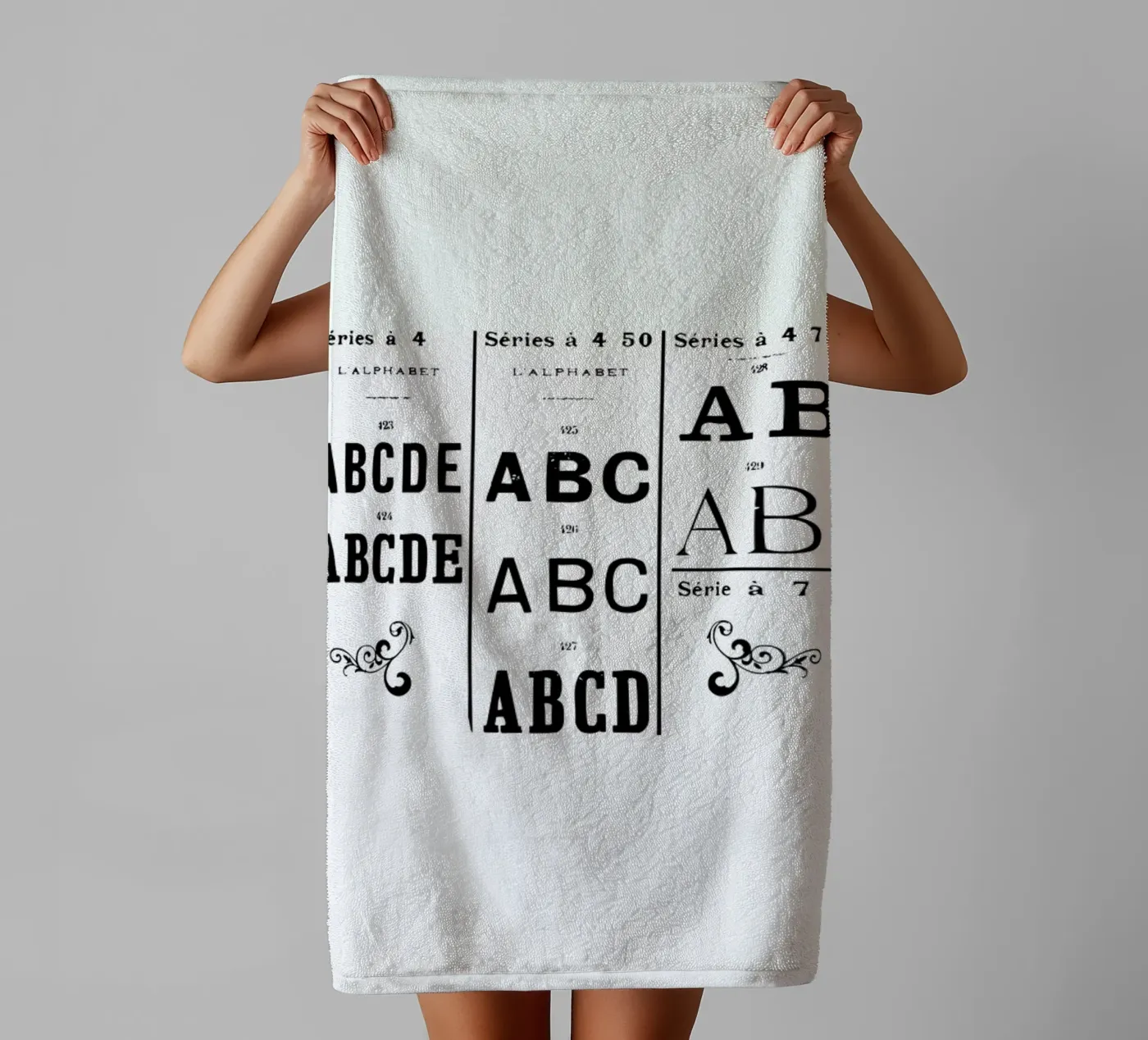 ABCD badhanddoek van Mr Cup