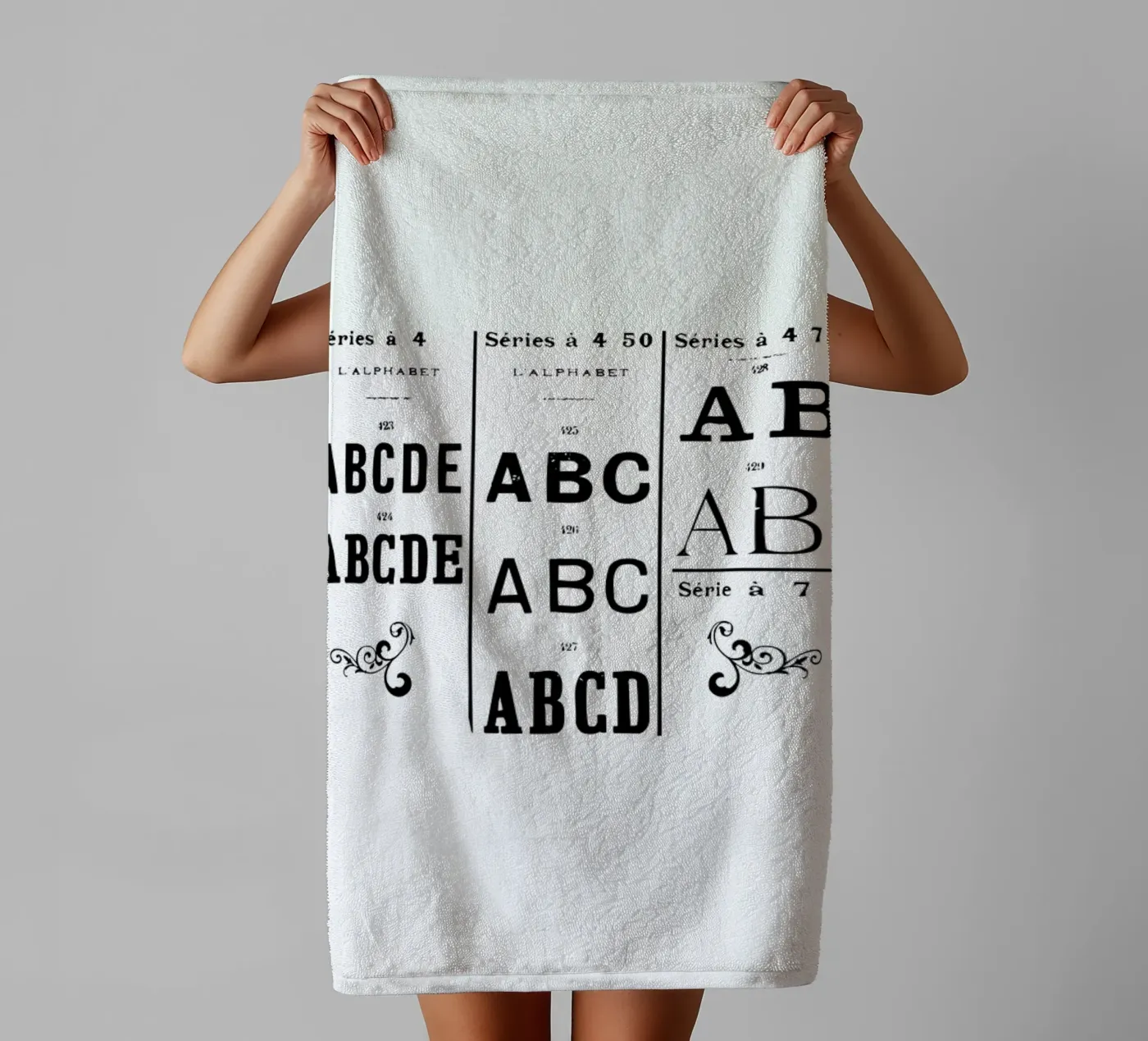 ABCD badhanddoek van Mr Cup