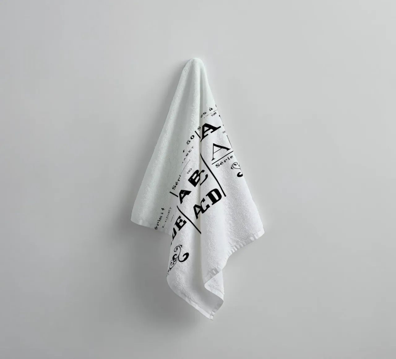 ABCD badhanddoek van Mr Cup