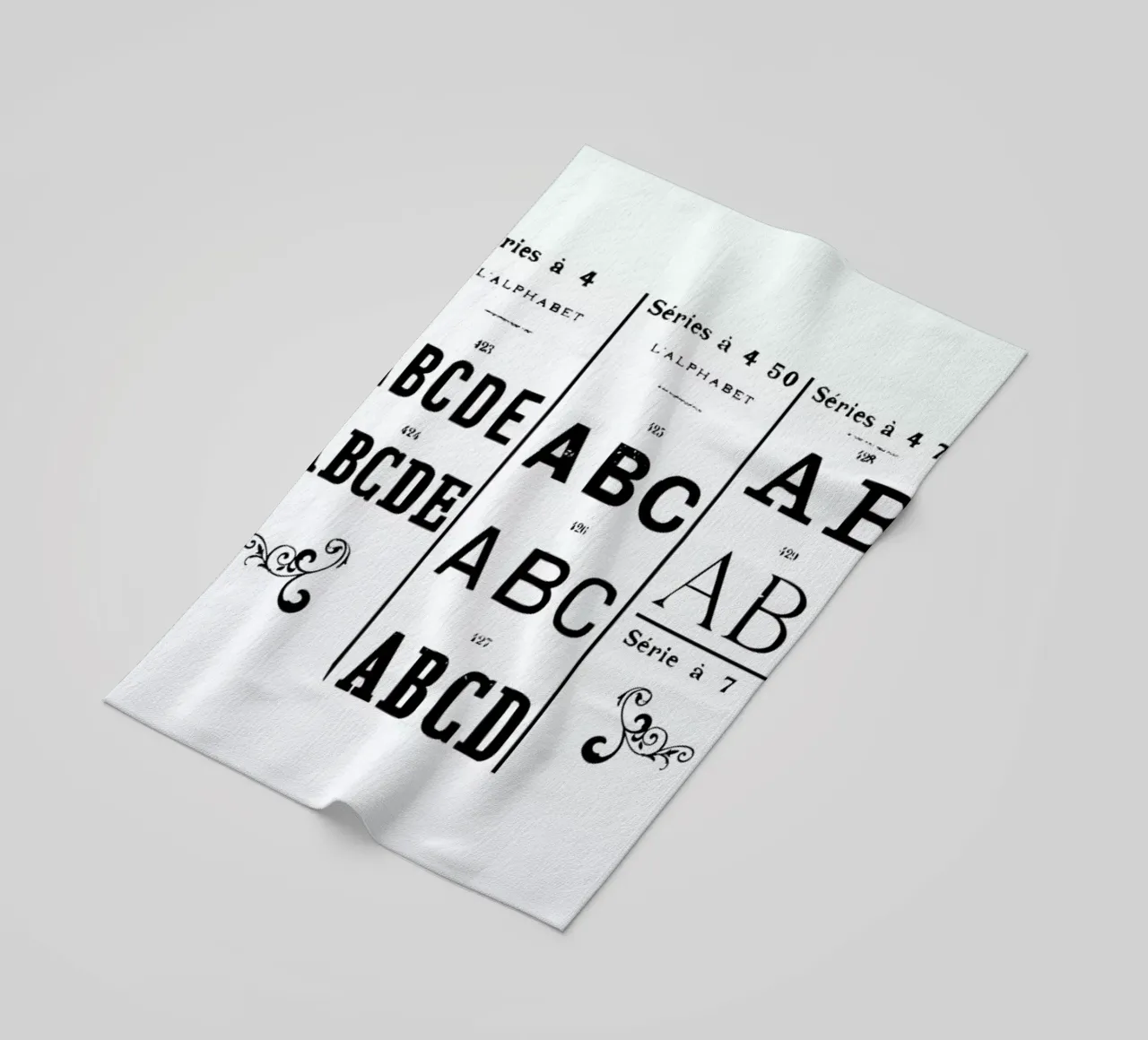 ABCD strandhanddoek van Mr Cup