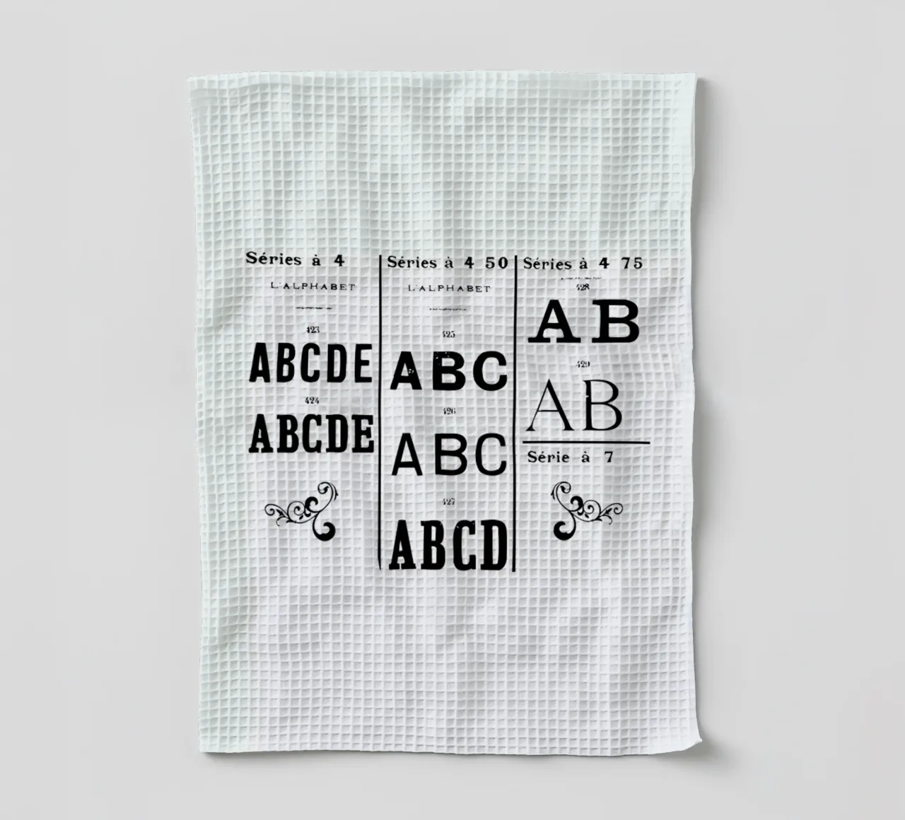 ABCD theedoek van Mr Cup