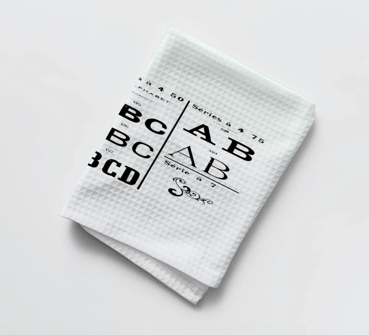 ABCD theedoek van Mr Cup