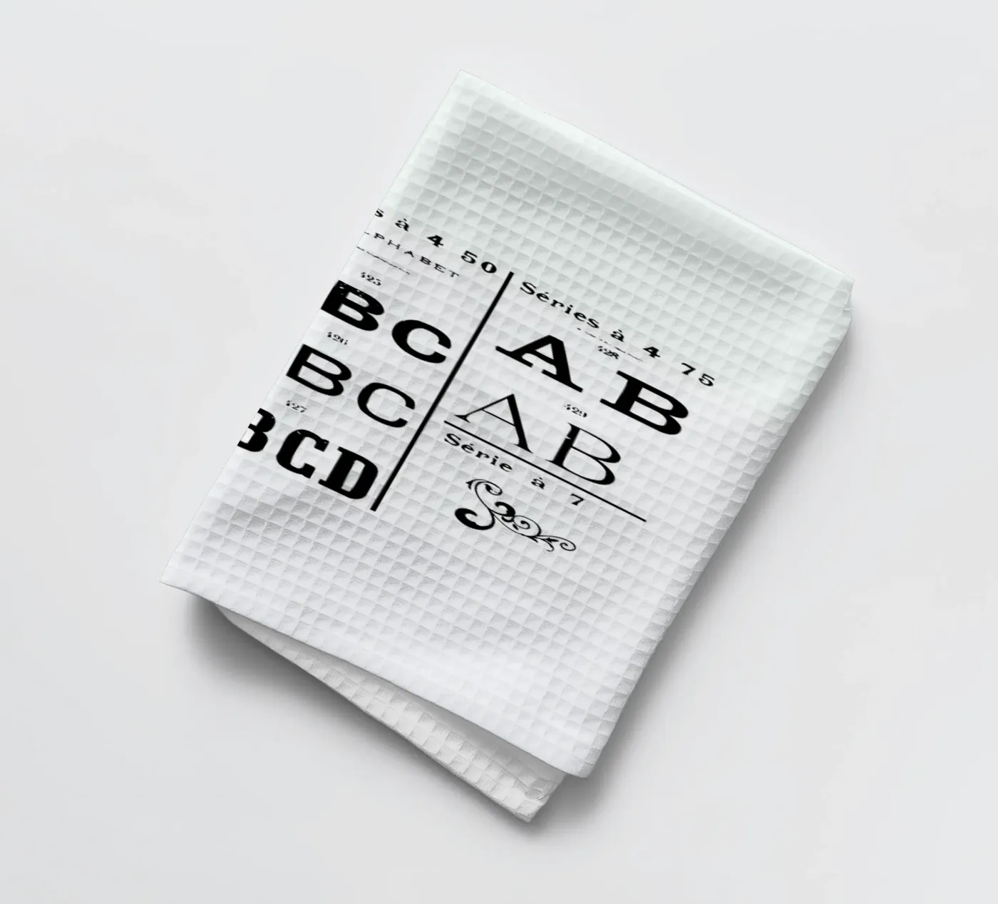 ABCD theedoek van Mr Cup