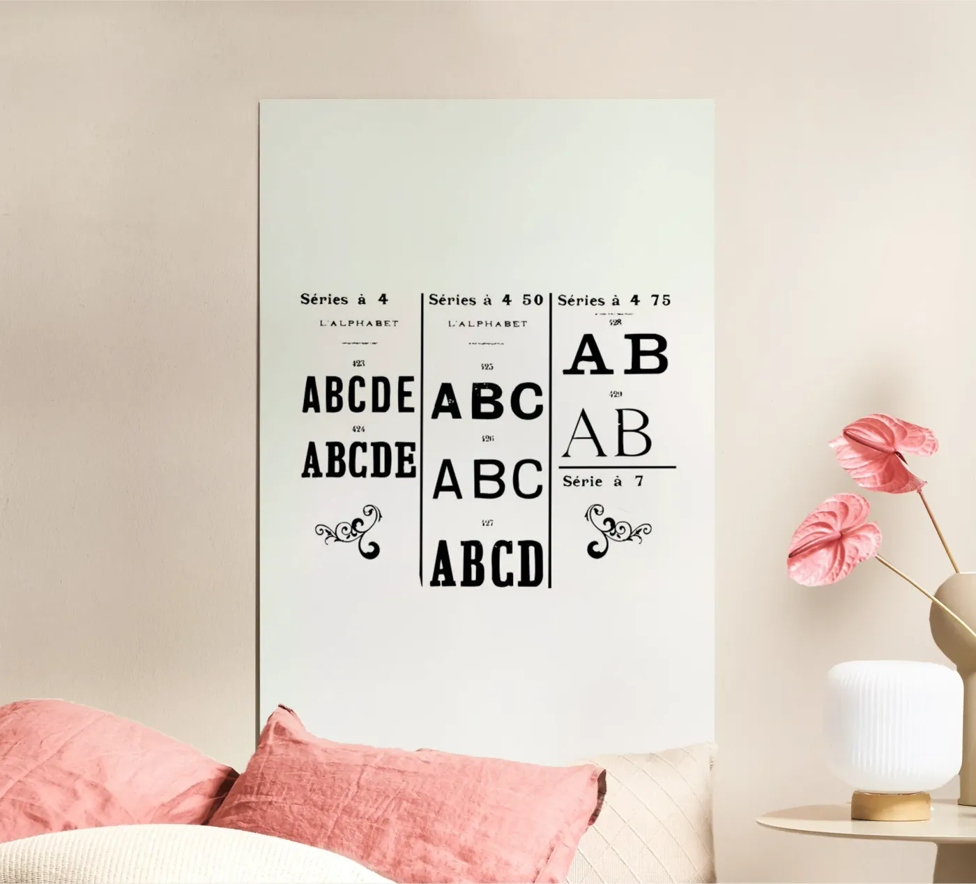 ABCD Poster von Mr Cup