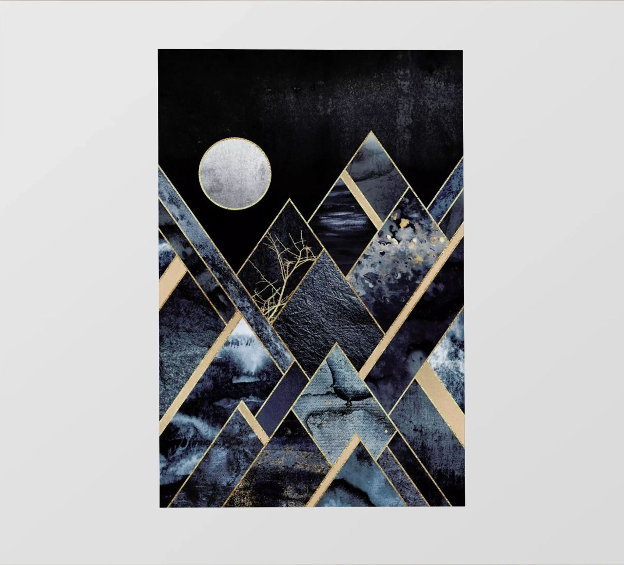 Stormy Mountains bâche pvc de Elisabeth Fredriksson