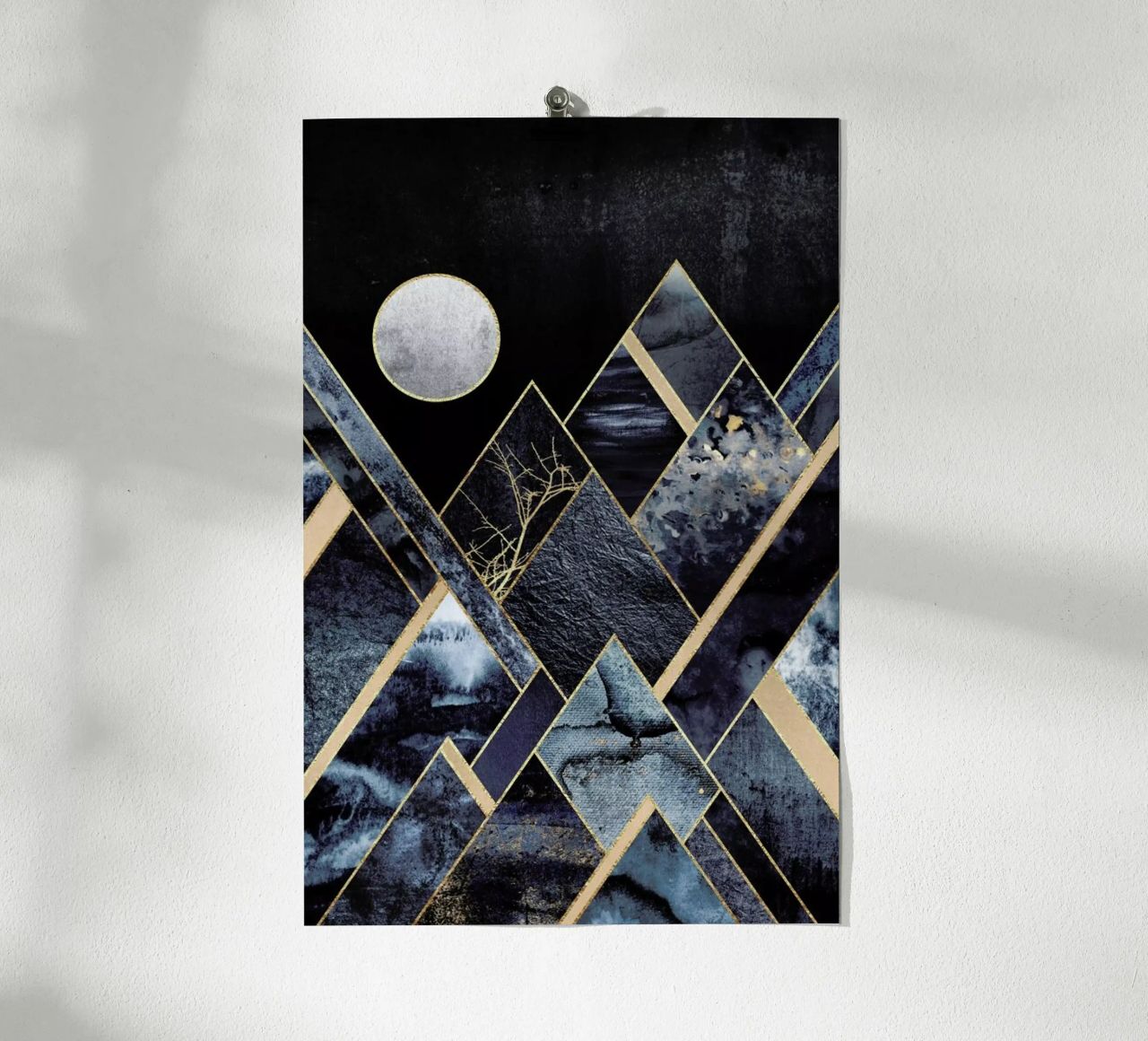 Stormy Mountains poster by Elisabeth Fredriksson